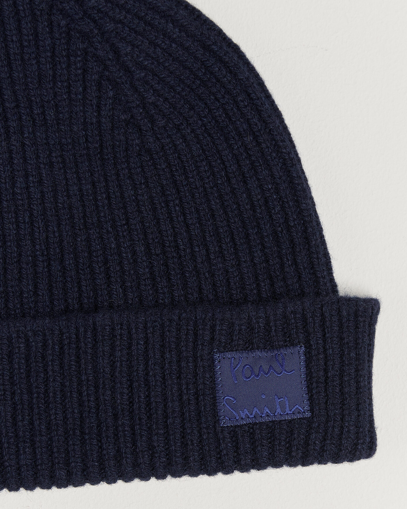 Herre | Huer | Paul Smith | Cashmere Beanie Navy