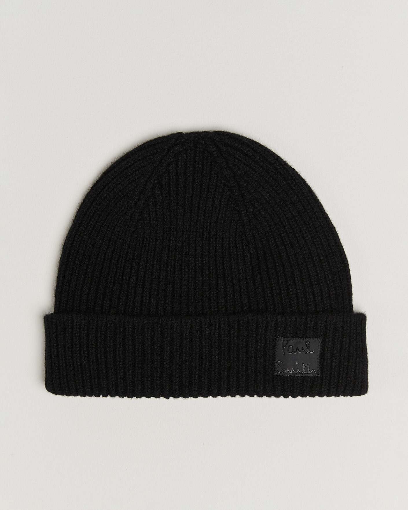 Herre | Huer | Paul Smith | Cashmere Beanie Black