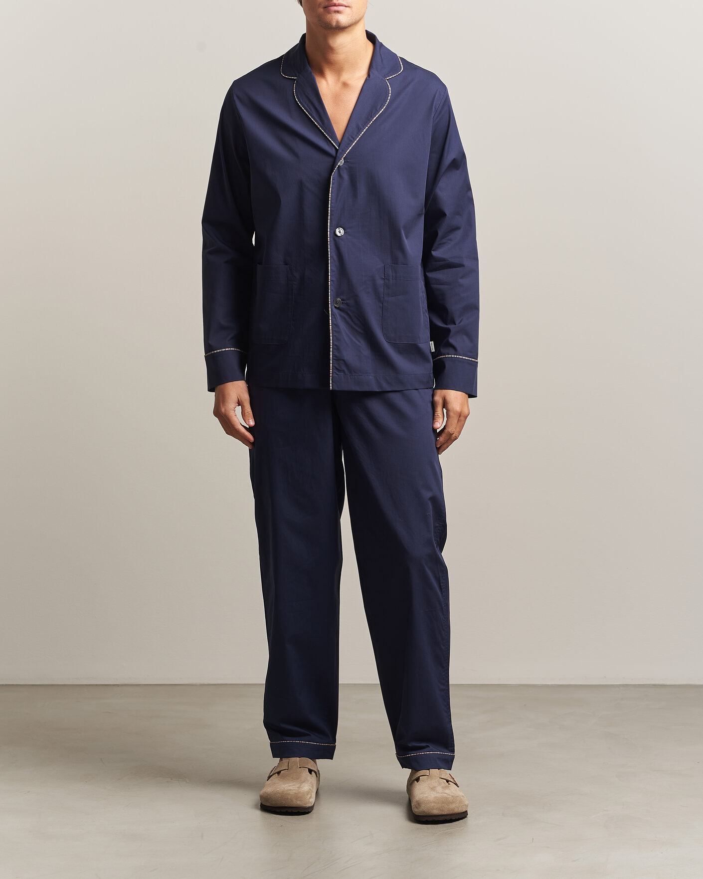 Herre | Pyjamas & Morgenkåber | Paul Smith | Signature Piped Pyjama Set Navy