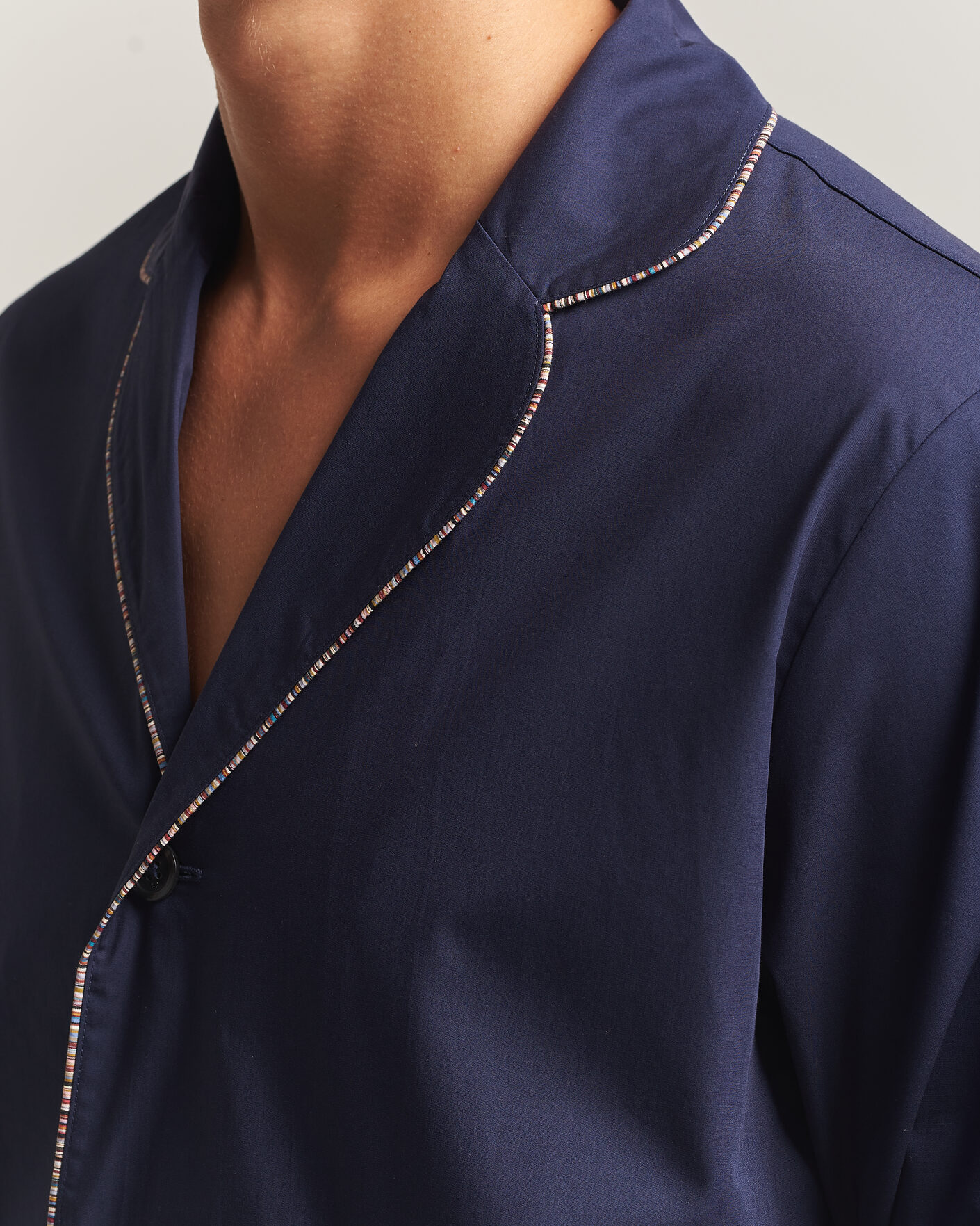 Herre | Pyjamas & Morgenkåber | Paul Smith | Signature Piped Pyjama Set Navy