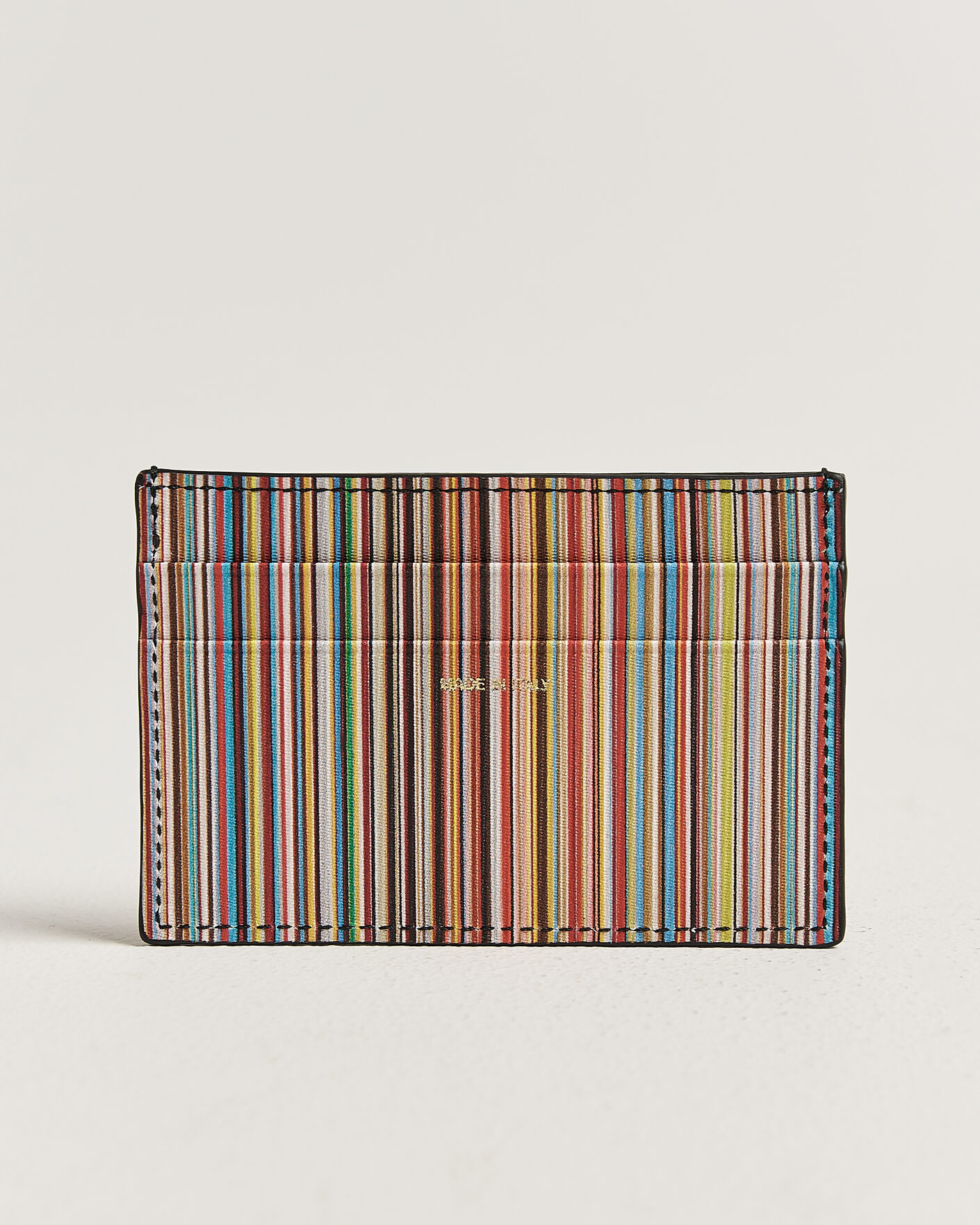 Herre | Punge | Paul Smith | Signature Stripe Card Holder Black