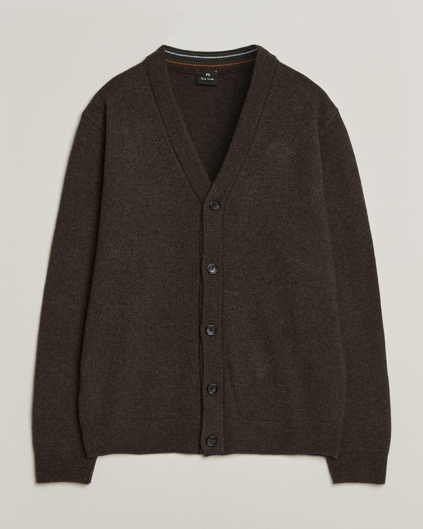 Herre | Trøjer | PS Paul Smith | Wool Knitted Cardigan Brown
