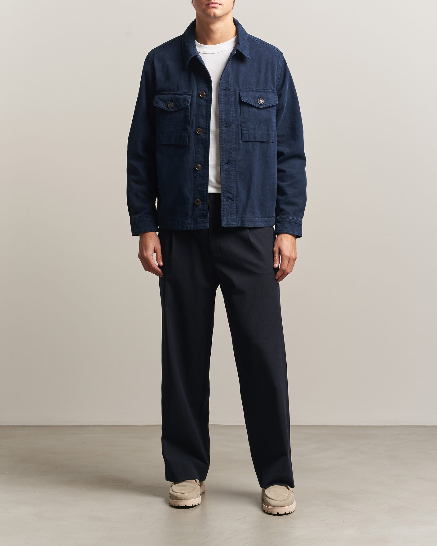 Herre | Skjorter | PS Paul Smith | Pocket Overshirt Navy