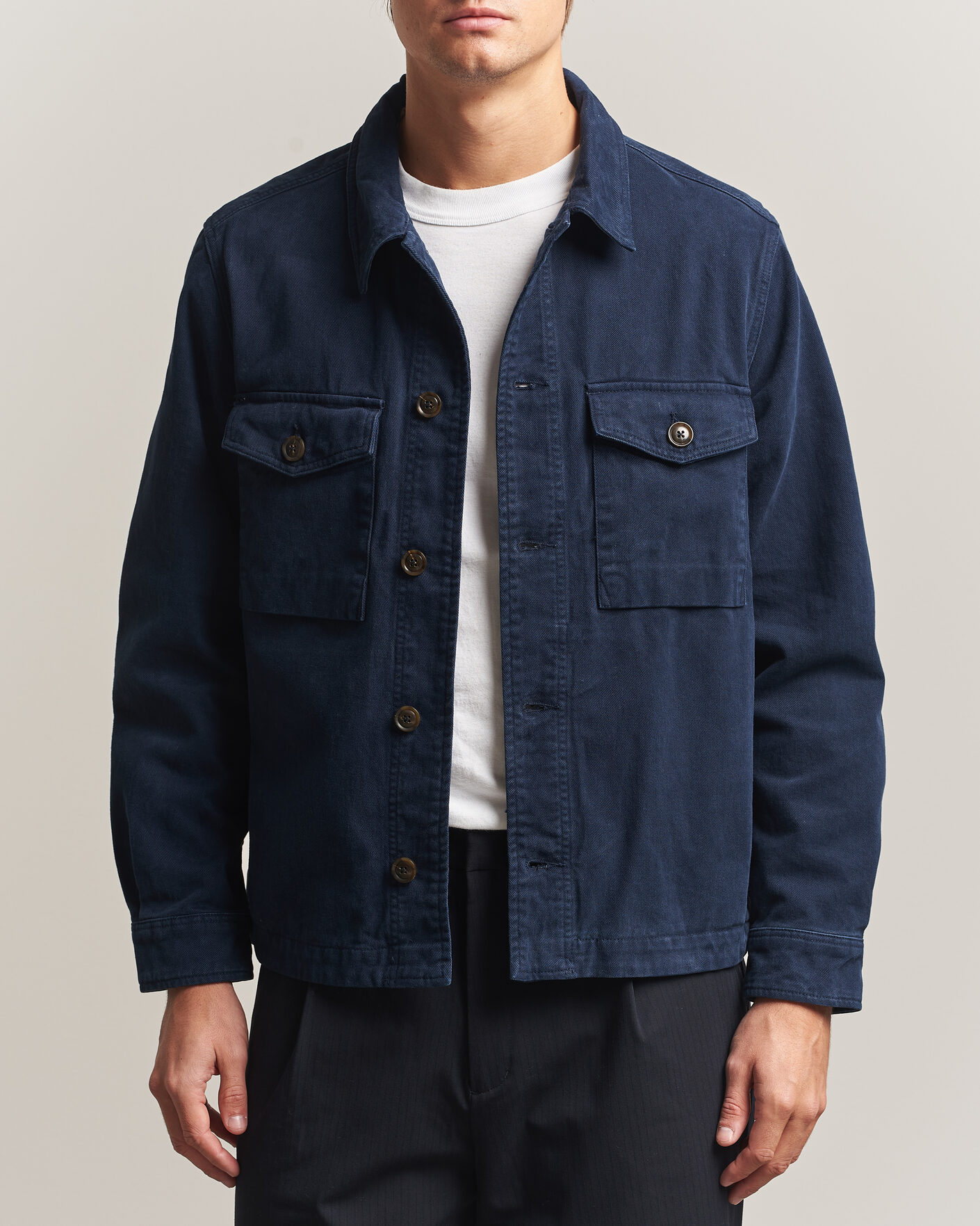 Herre | Skjorter | PS Paul Smith | Pocket Overshirt Navy
