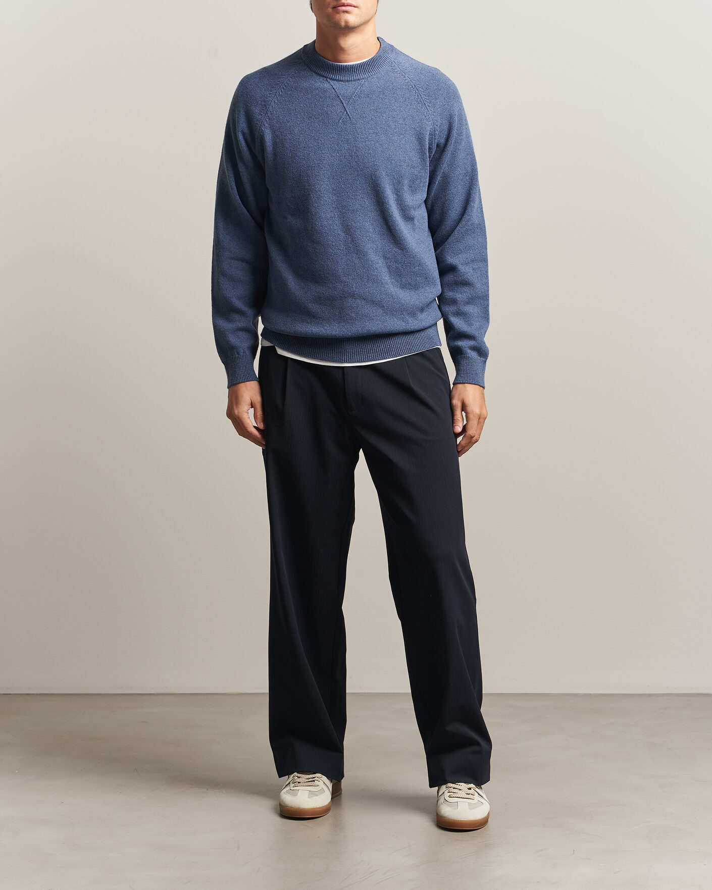 Herre | Trøjer | PS Paul Smith | Wool Knitted Sweater Blue
