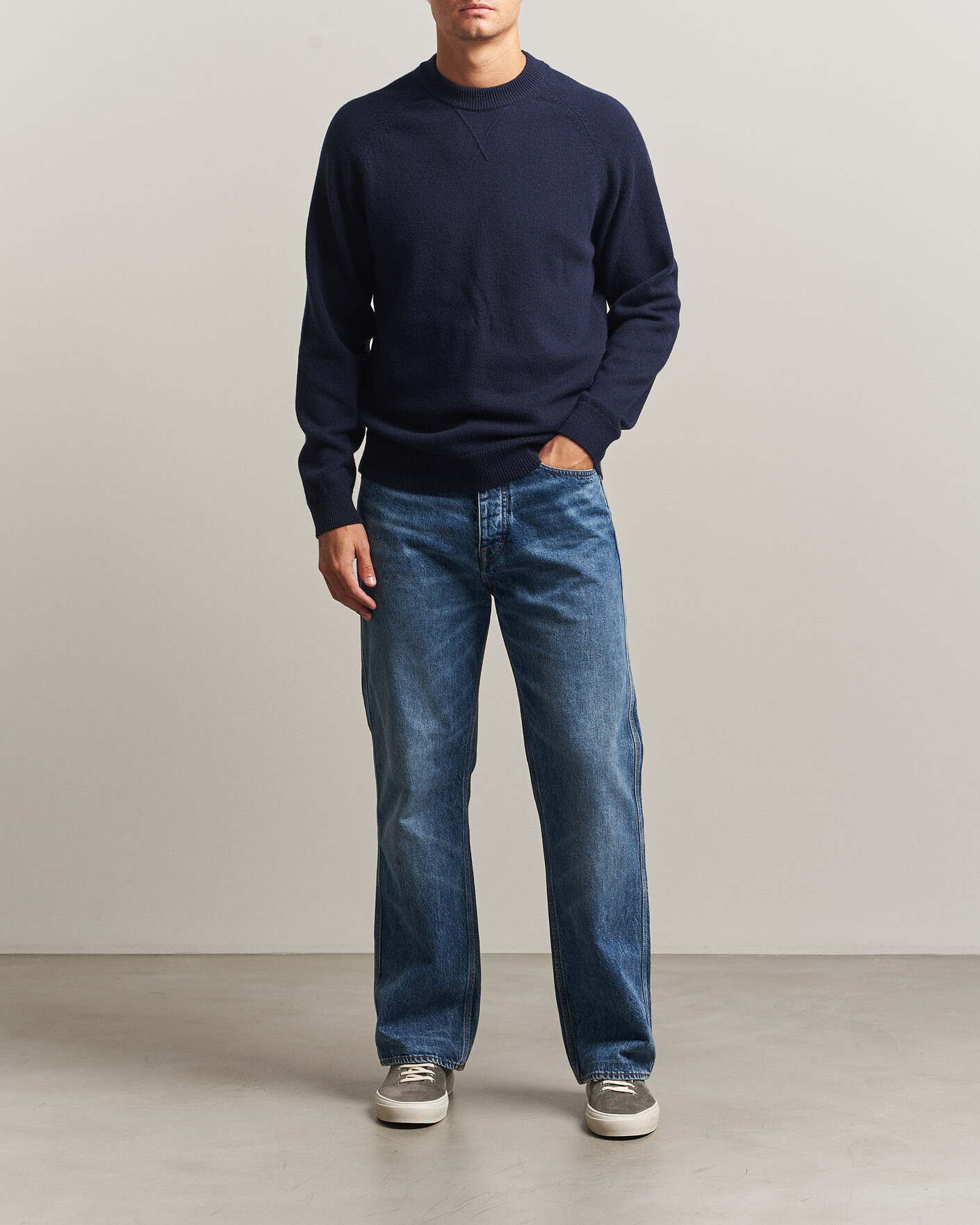 Herre | Trøjer | PS Paul Smith | Wool Knitted Sweater Navy