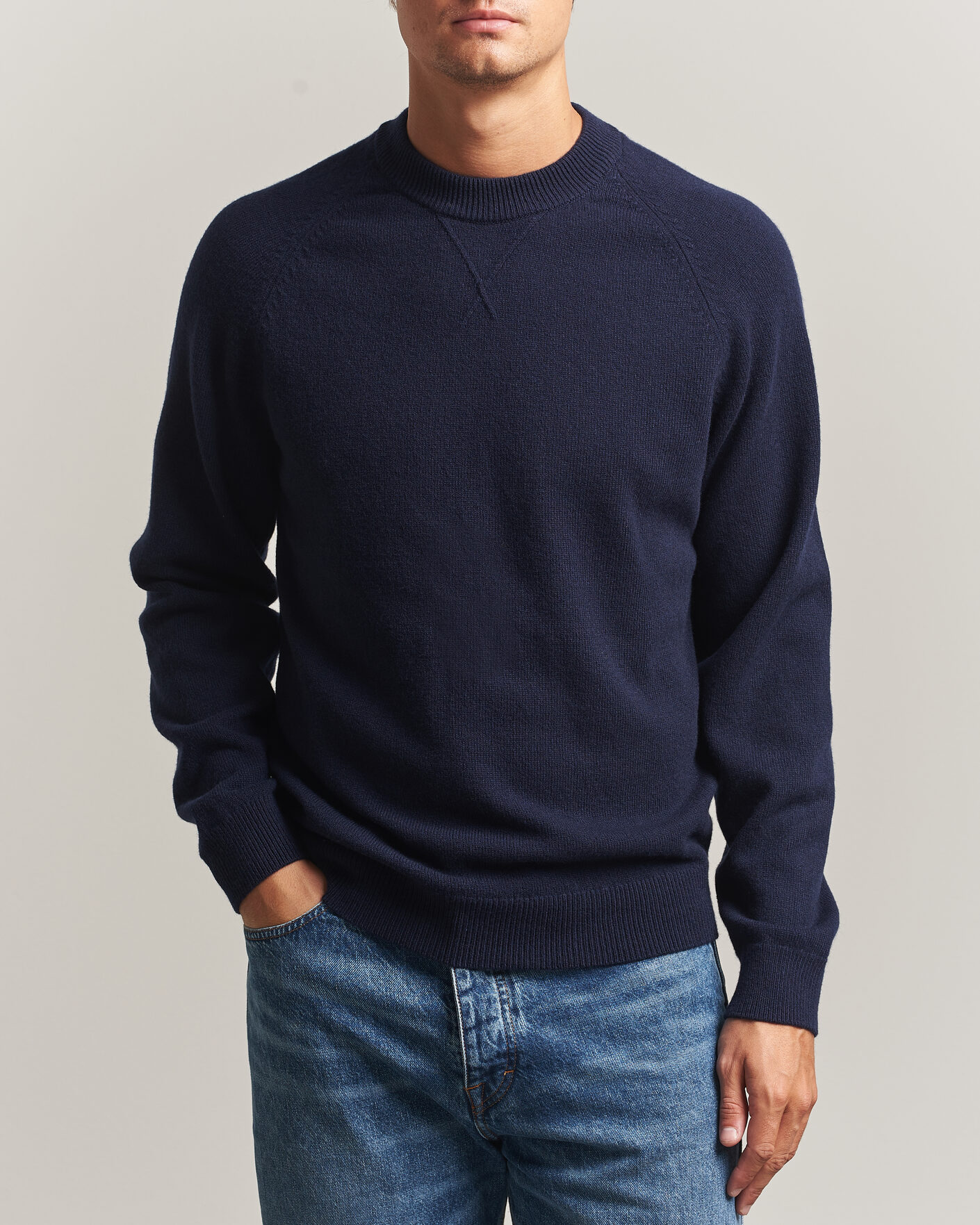Herre | Trøjer | PS Paul Smith | Wool Knitted Sweater Navy