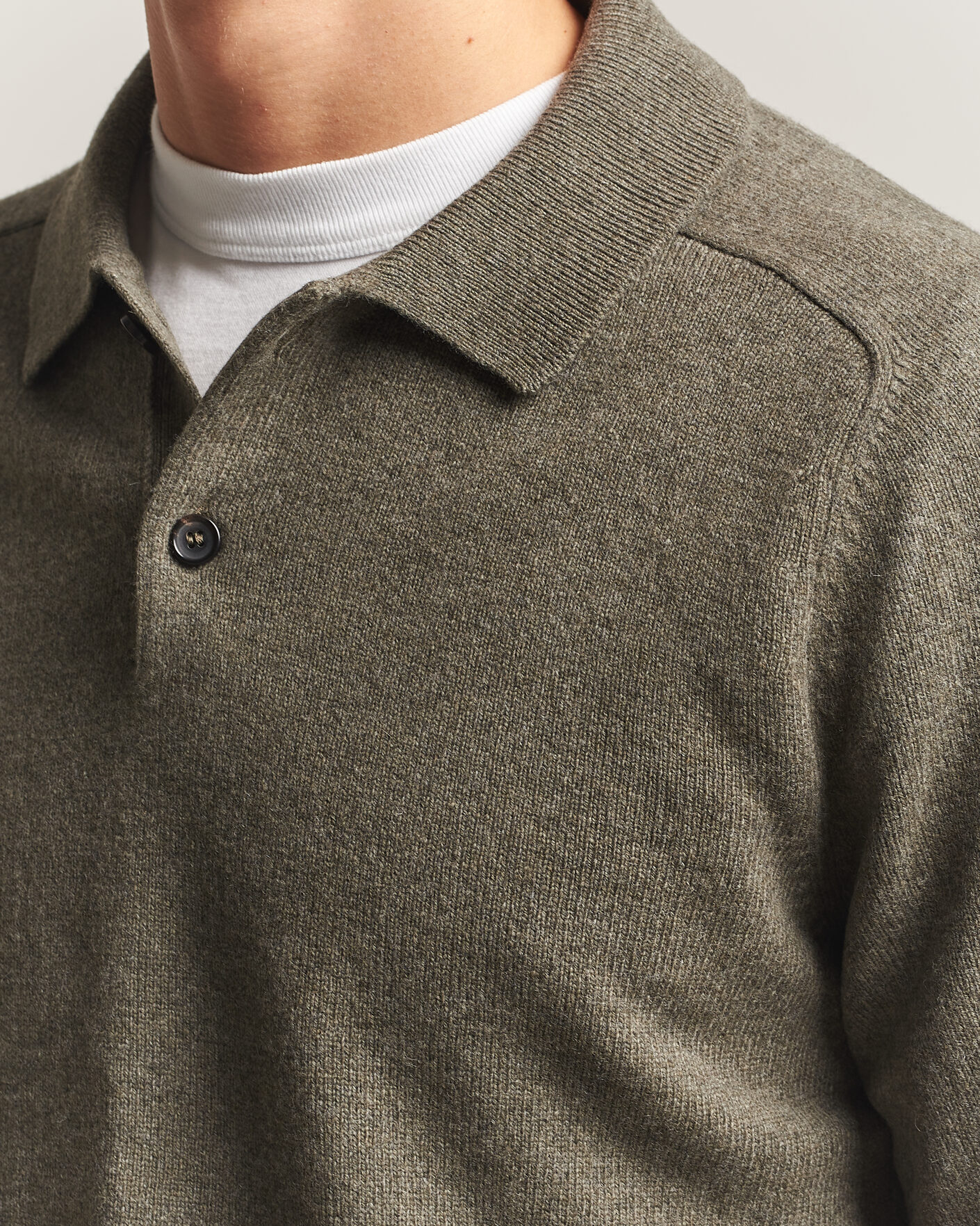 Herre | Trøjer | PS Paul Smith | Wool Knitted Polo Green