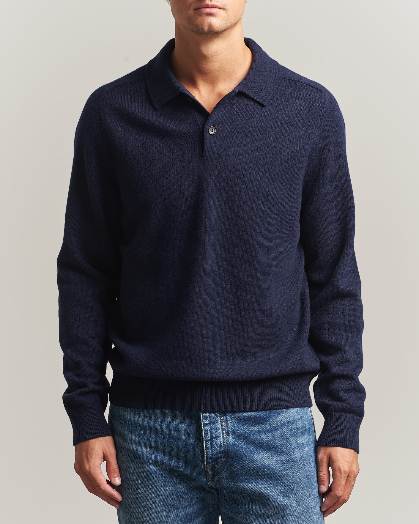 Herre | Trøjer | PS Paul Smith | Wool Knitted Polo Navy