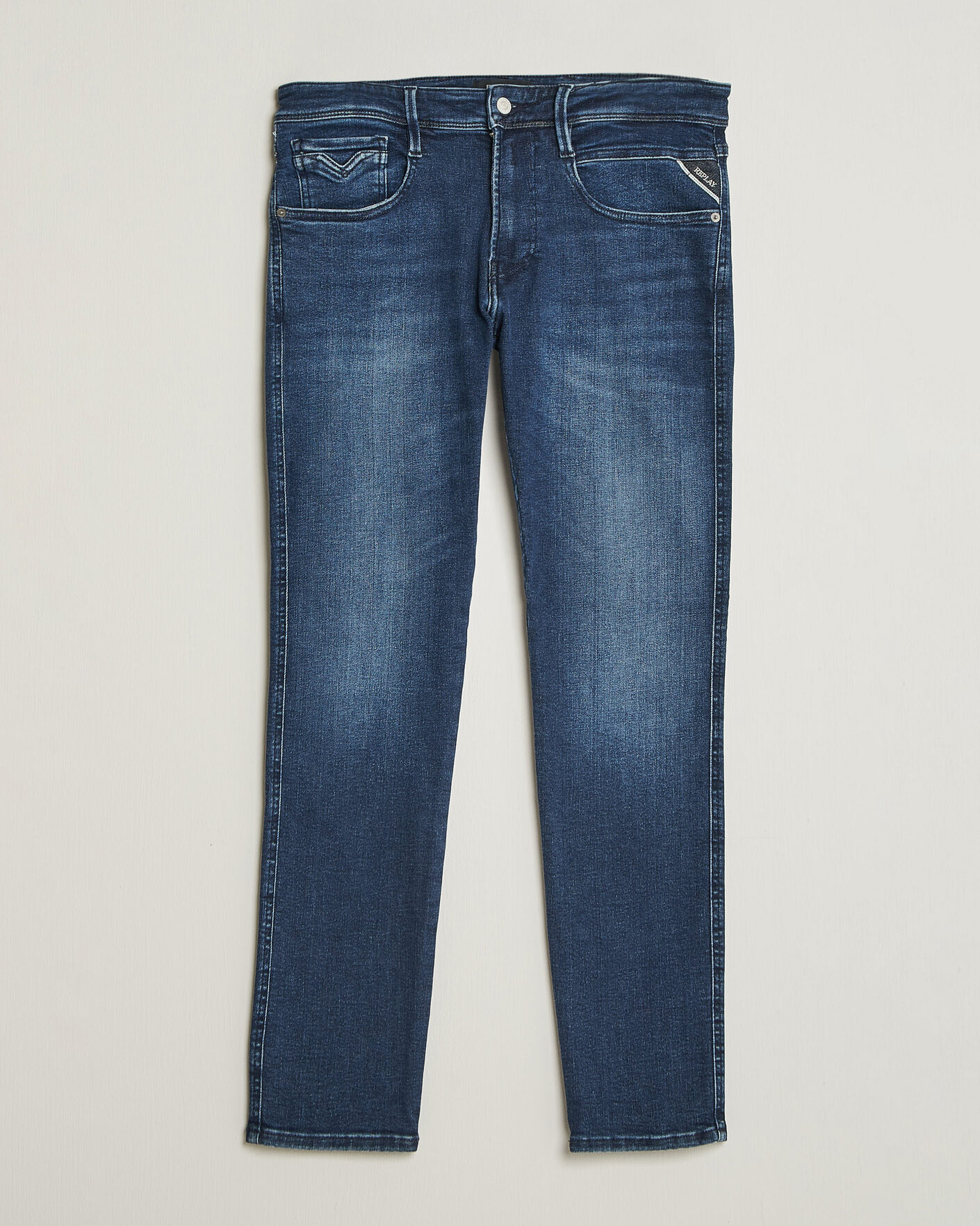 Herre | Jeans | Replay | Anbass Powerstretch Jeans Dark Blue