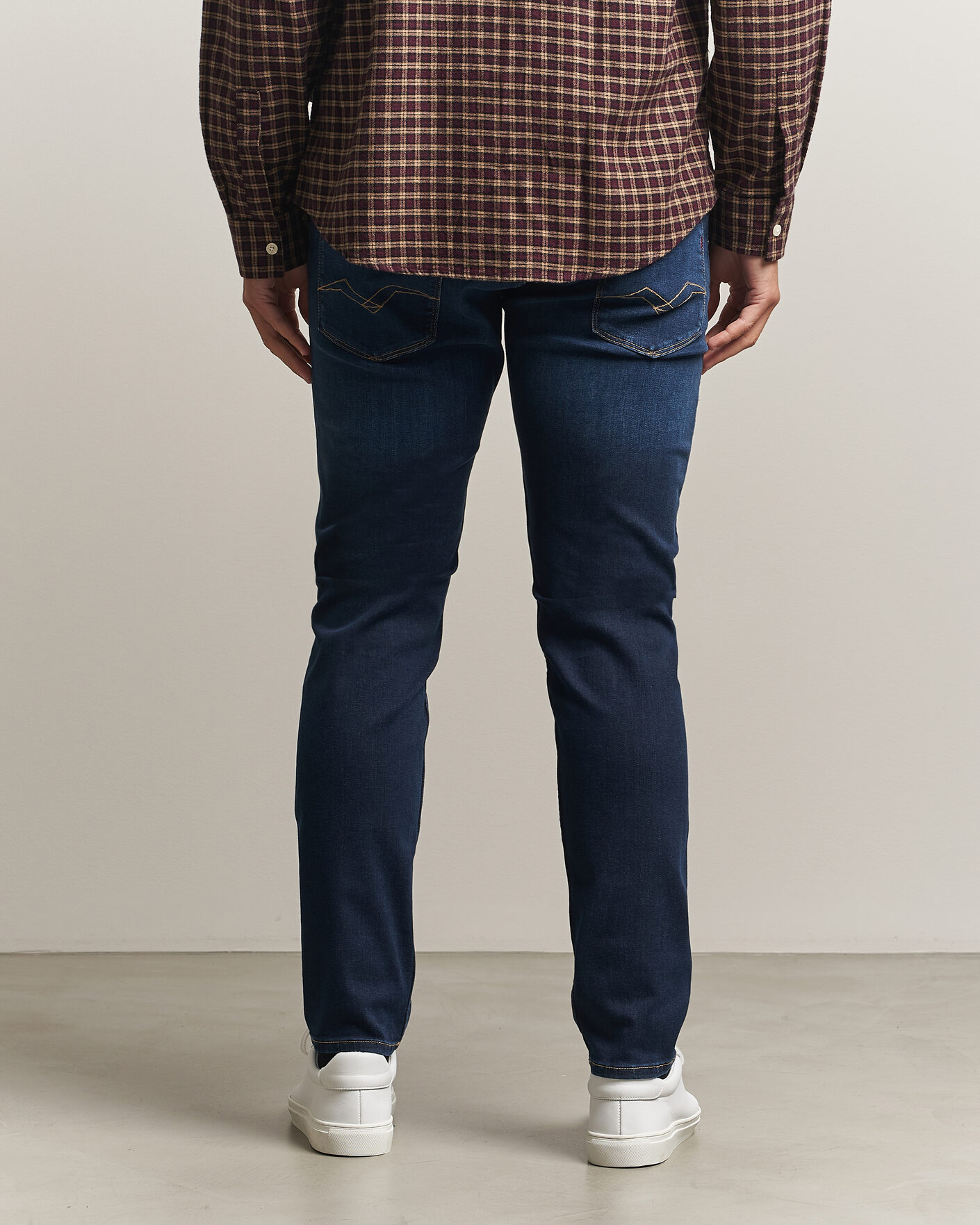 Herre | Jeans | Replay | Anbass Powerstretch Jeans Dark Blue