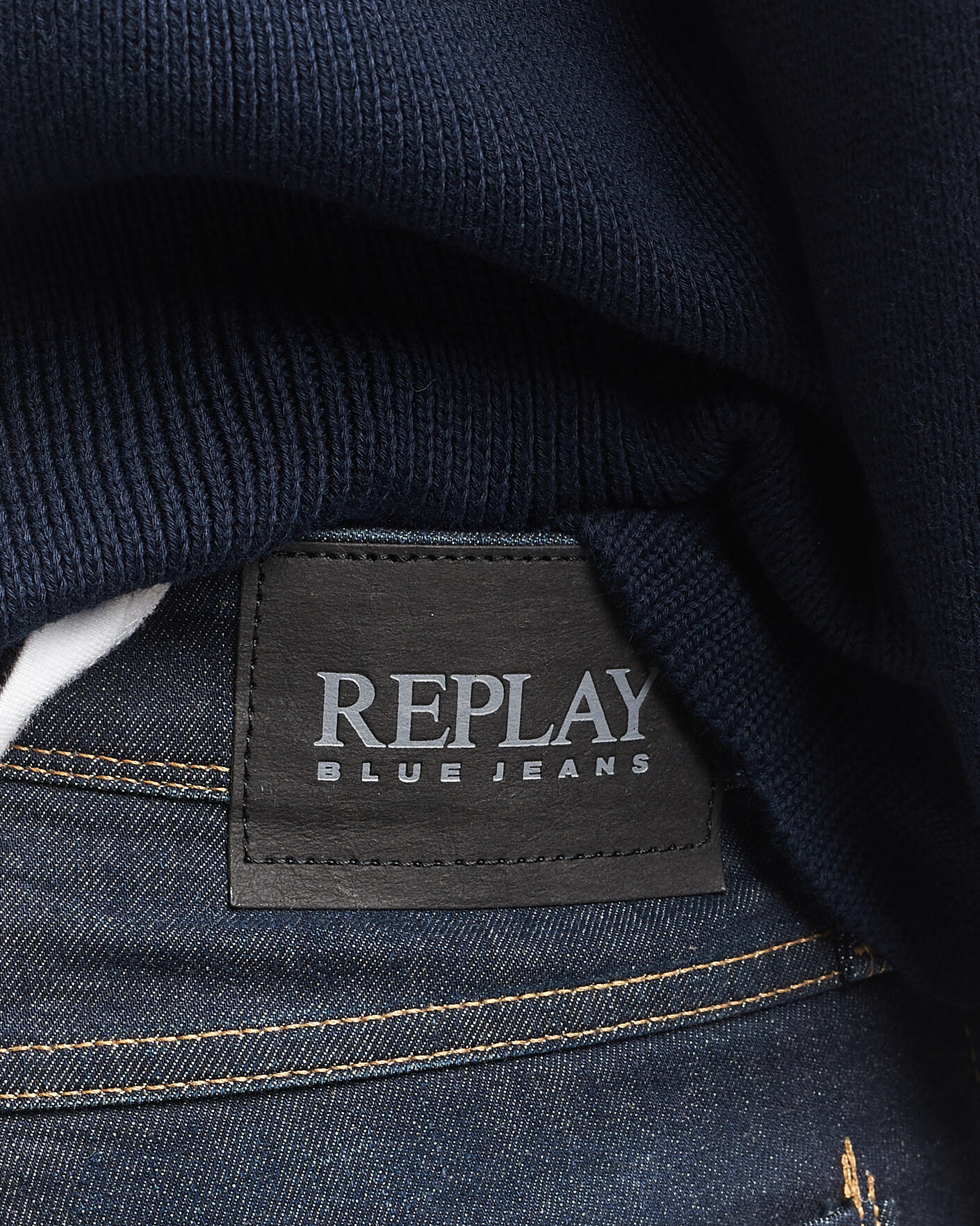 Herre | Jeans | Replay | Anbass Super Stretch DNA Jeans Dark Blue