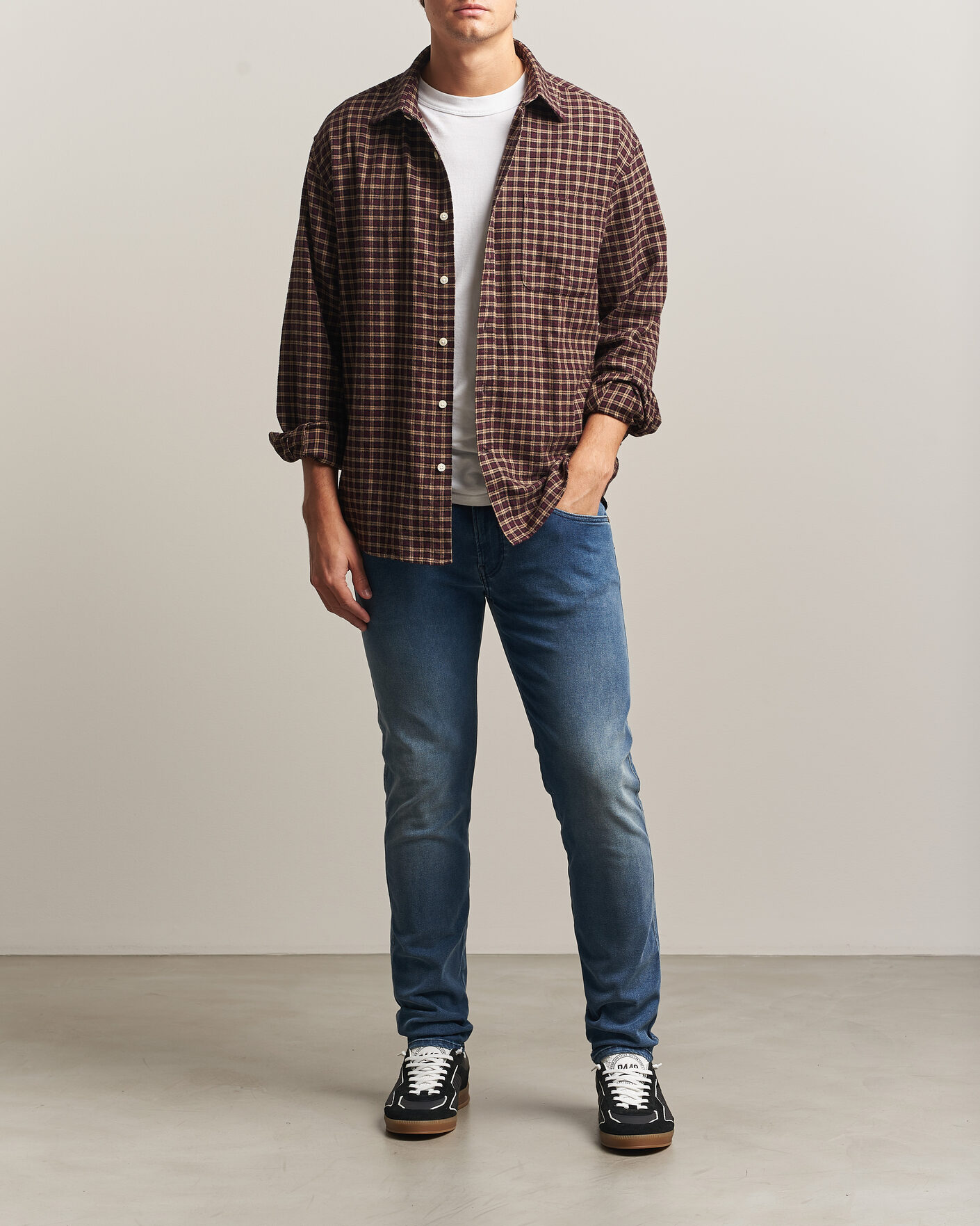 Herre | Jeans | Replay | Anbass Hyperflex Jeans Dark Blue