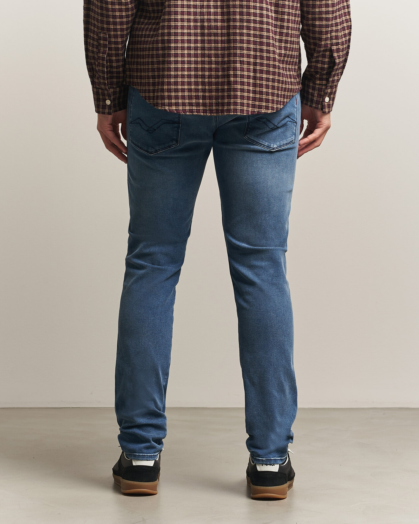 Herre | Jeans | Replay | Anbass Hyperflex Jeans Dark Blue