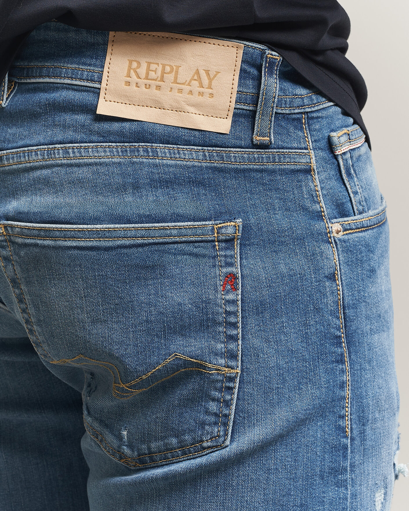 Herre | Jeans | Replay | Grover Super Stretch DNA Jeans Medium Blue