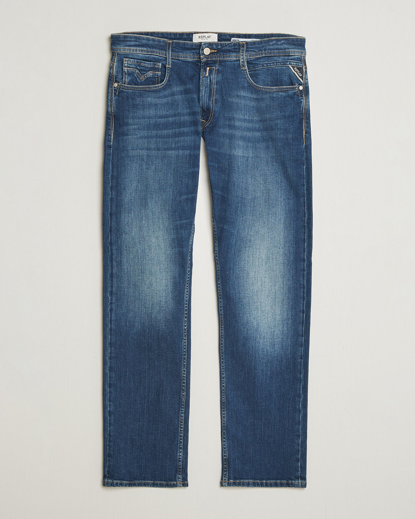 Herre | Jeans | Replay | Rocco Comfort Fit Super Stretch DNA Jeans Dark Blue