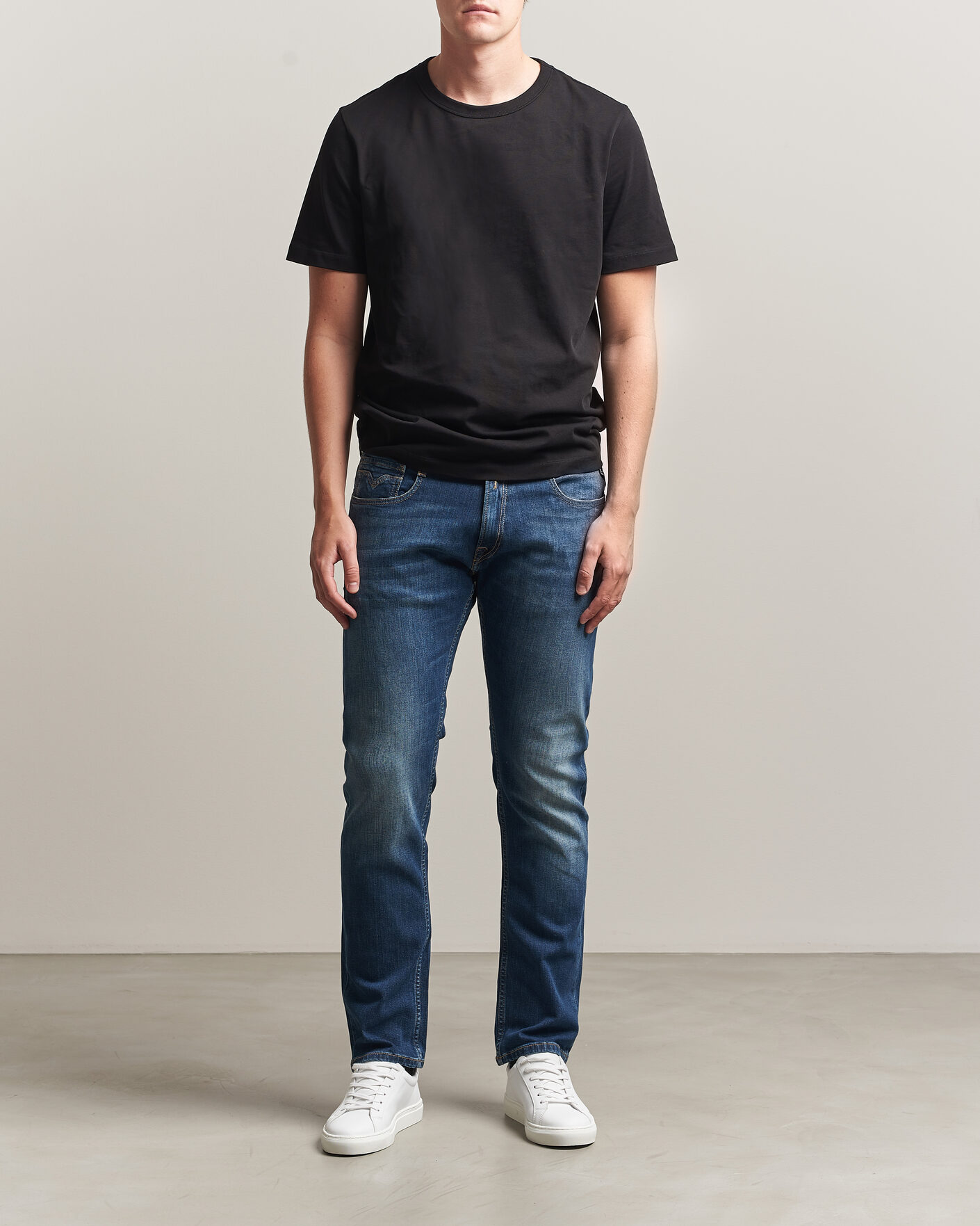 Herre | Jeans | Replay | Rocco Comfort Fit Super Stretch DNA Jeans Dark Blue