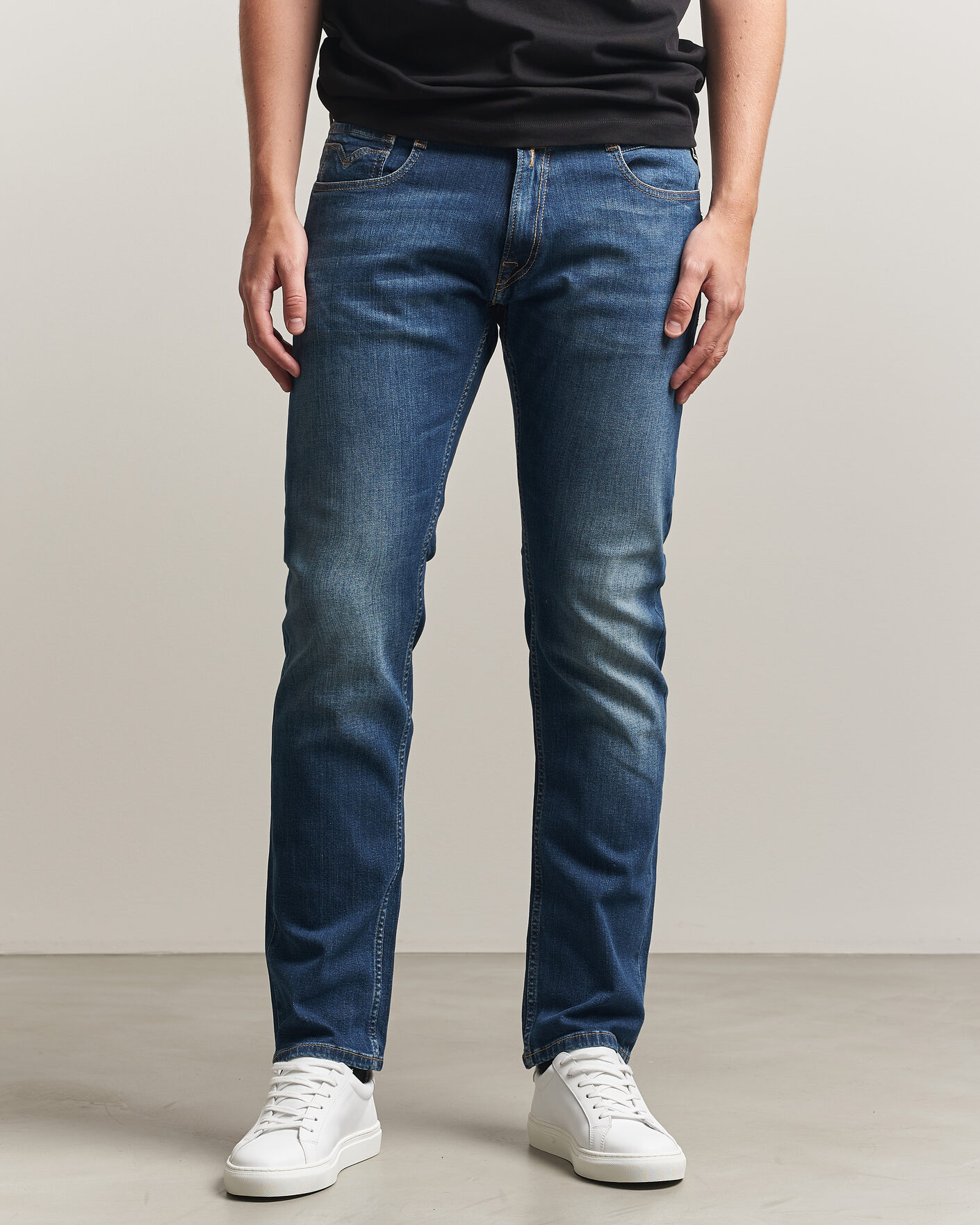 Herre | Jeans | Replay | Rocco Comfort Fit Super Stretch DNA Jeans Dark Blue