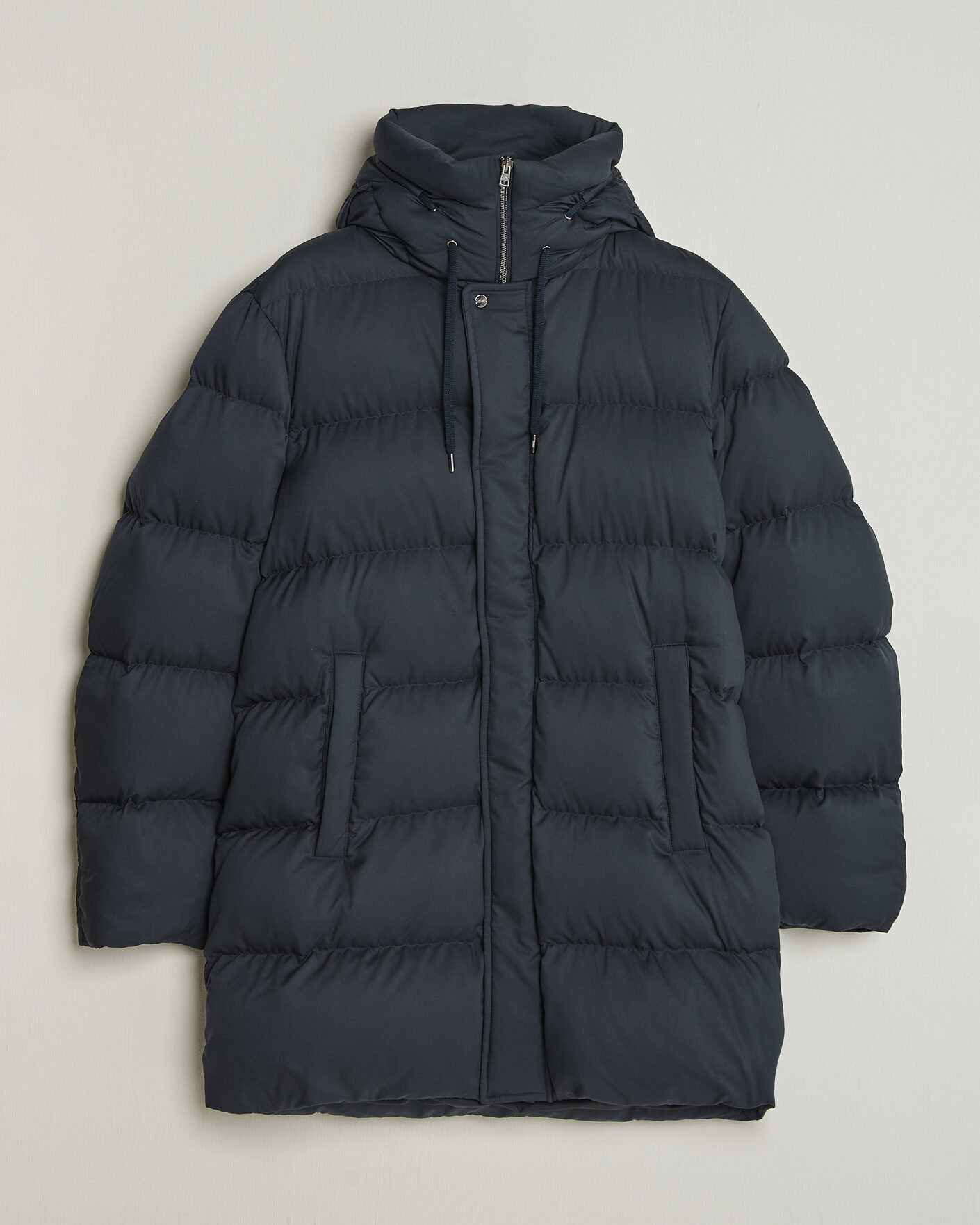 Herre | Jakker | Herno | Faux Fur Down Parka Navy