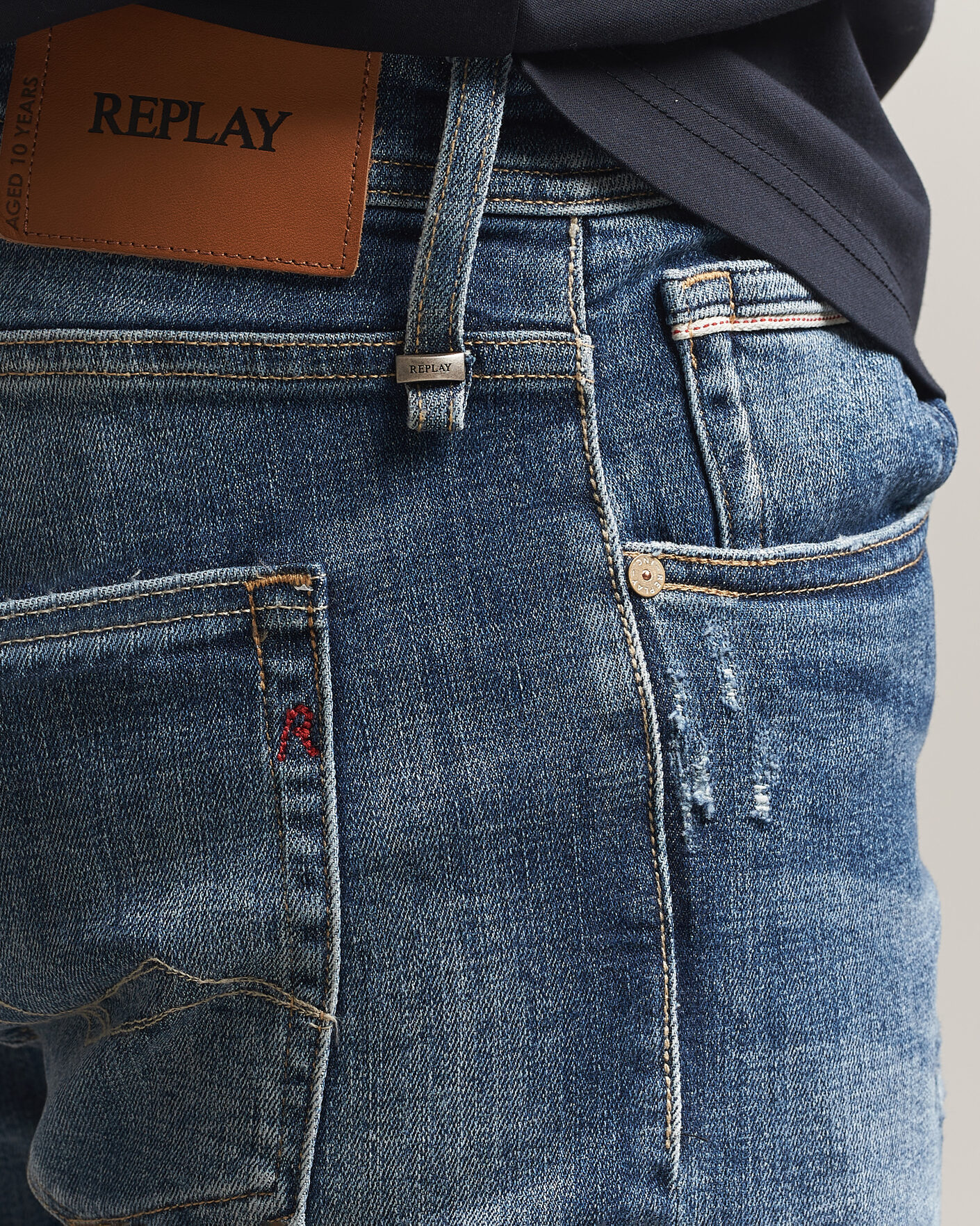 Herre | Jeans | Replay | Grover 10 Years Wash Jeans Light Blue