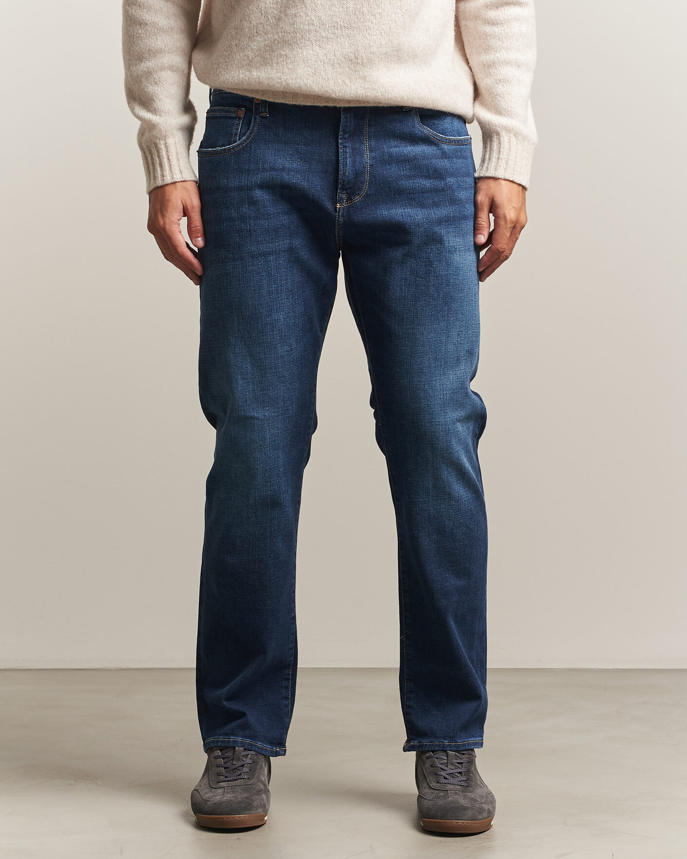 Herre | Jeans | Replay | Aideen Straight Fit Jeans Dark Blue