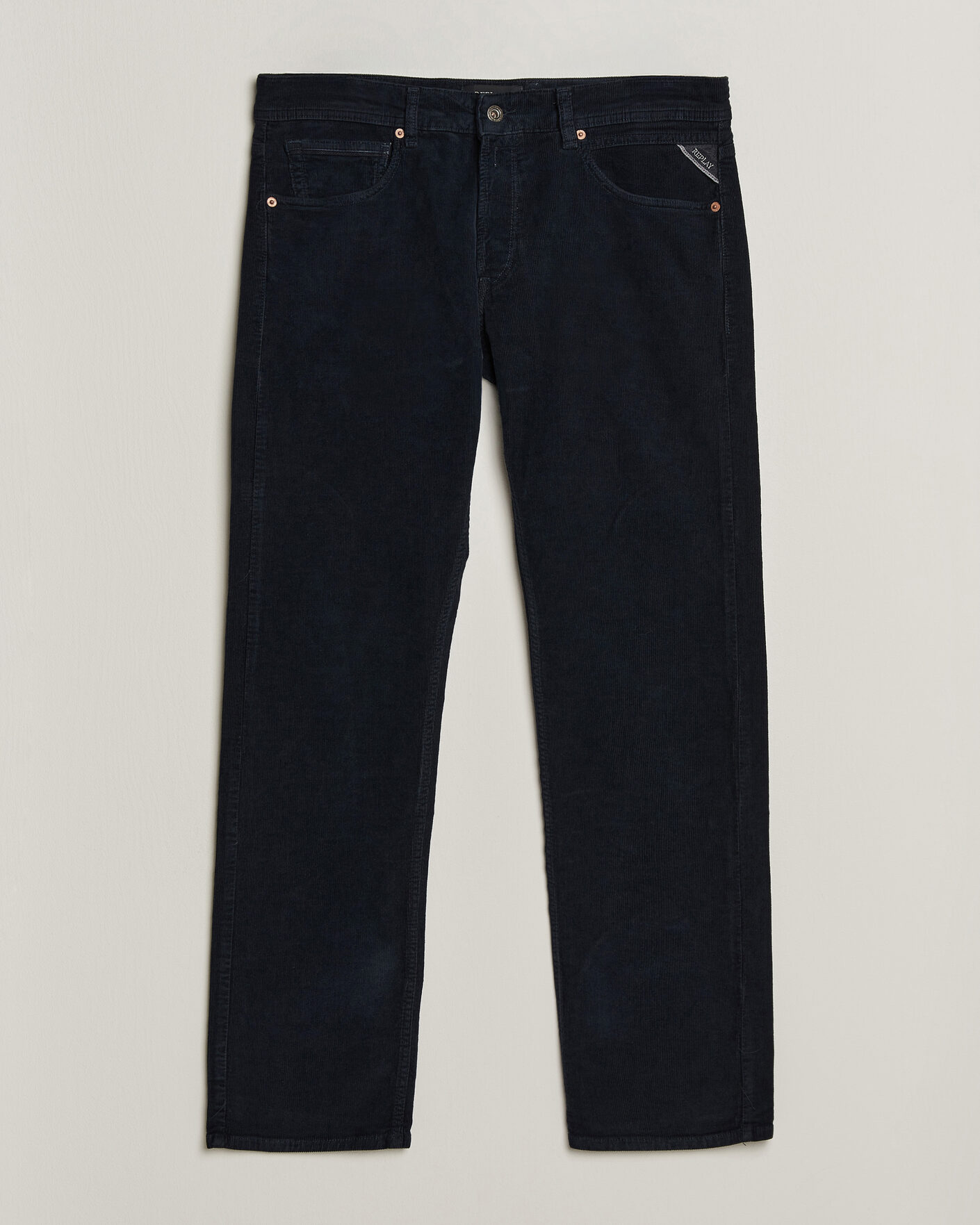 Herre | Bukser | Replay | Grover Corduroy 5-Pocket Pants Navy
