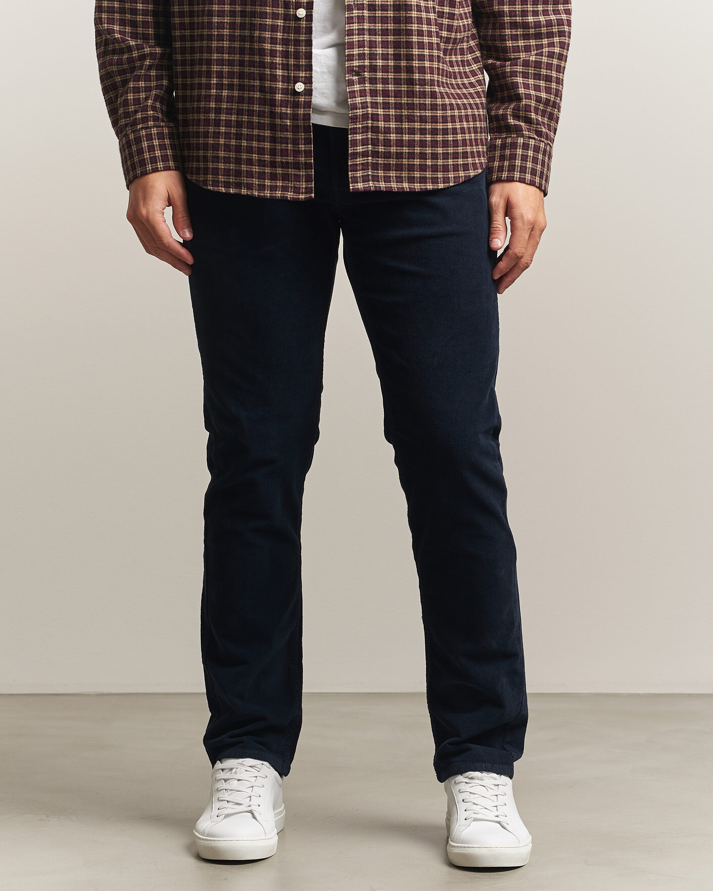 Herre | Bukser | Replay | Grover Corduroy 5-Pocket Pants Navy