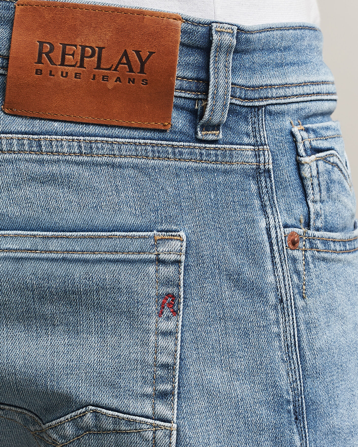 Herre | Jeans | Replay | Rocco Comfort Fit Original Jeans Light Blue