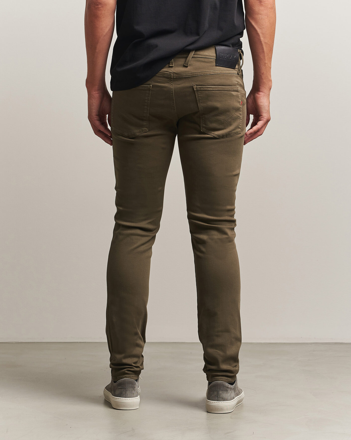 Herre | Bukser | Replay | Anbass Hyperflex 5-Pocket Pants Ivy Green