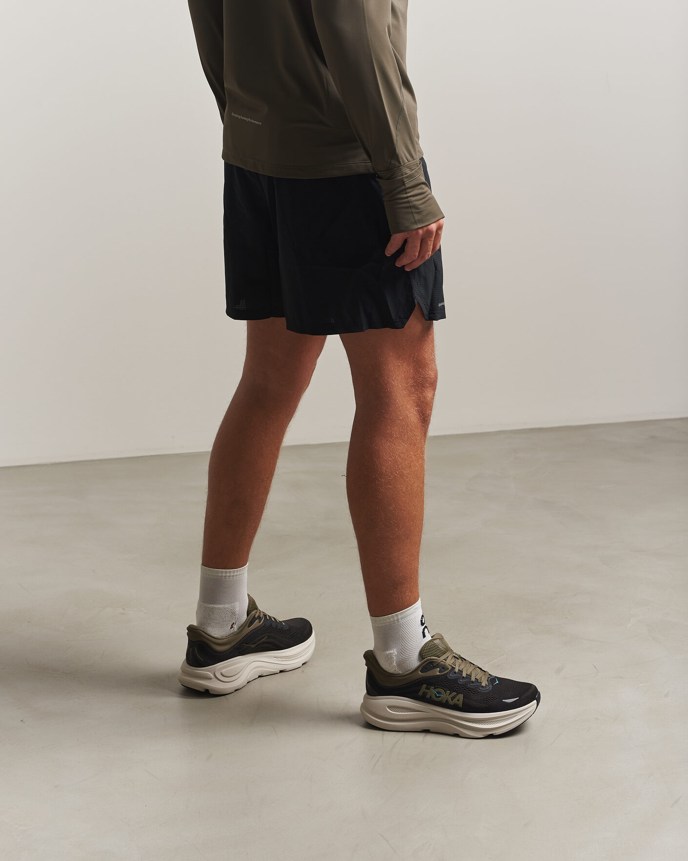 Herre | Løbesko | Hoka | Bondi 9 Black/River Rock