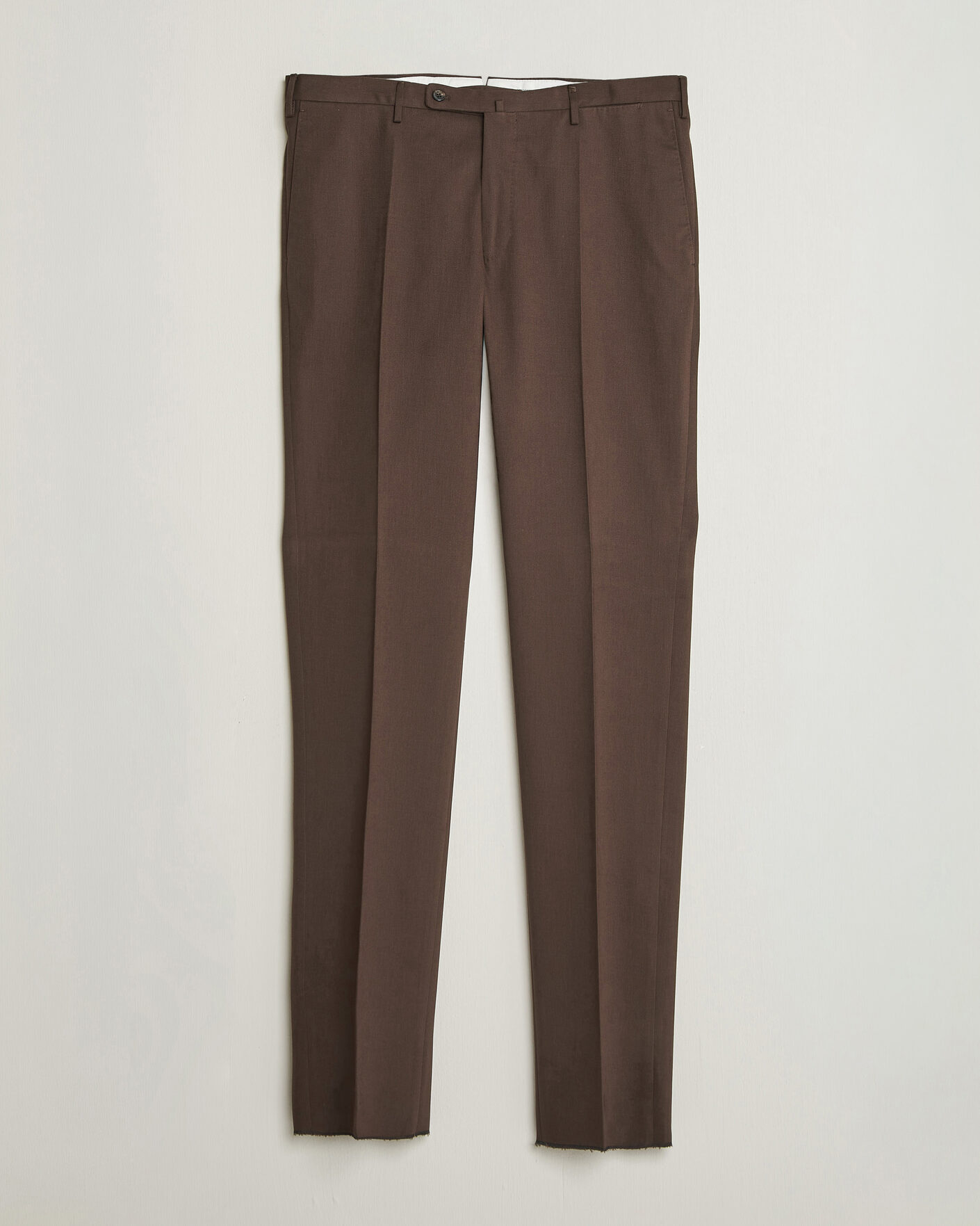 Herre | Bukser | Incotex | Regular Fit Cotton/Cashmere Trousers Military