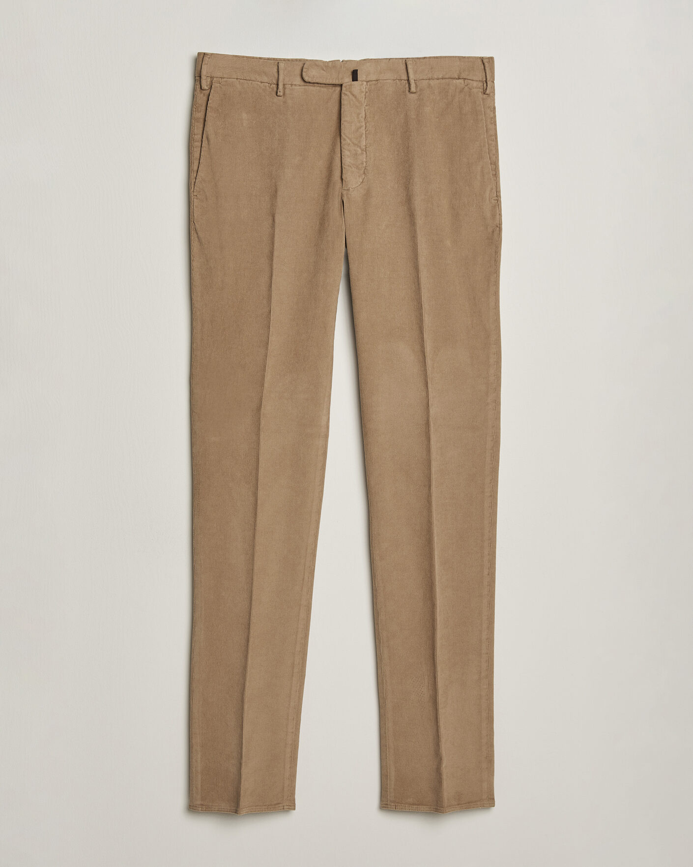 Herre | Bukser | Incotex | Slim Fit Baby Corduroy Trousers Beige