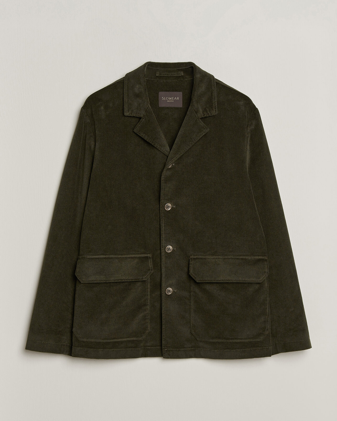 Herre | Blazere & jakker | Incotex | Corduroy Sports Jacket Forest Green