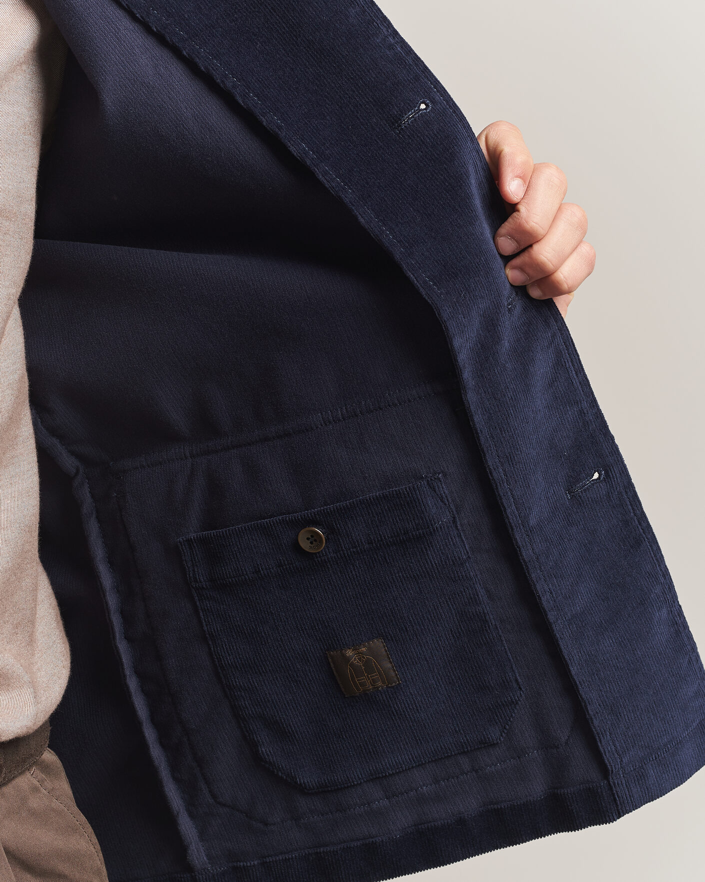 Herre | Blazere & jakker | Incotex | Corduroy Sports Jacket Navy