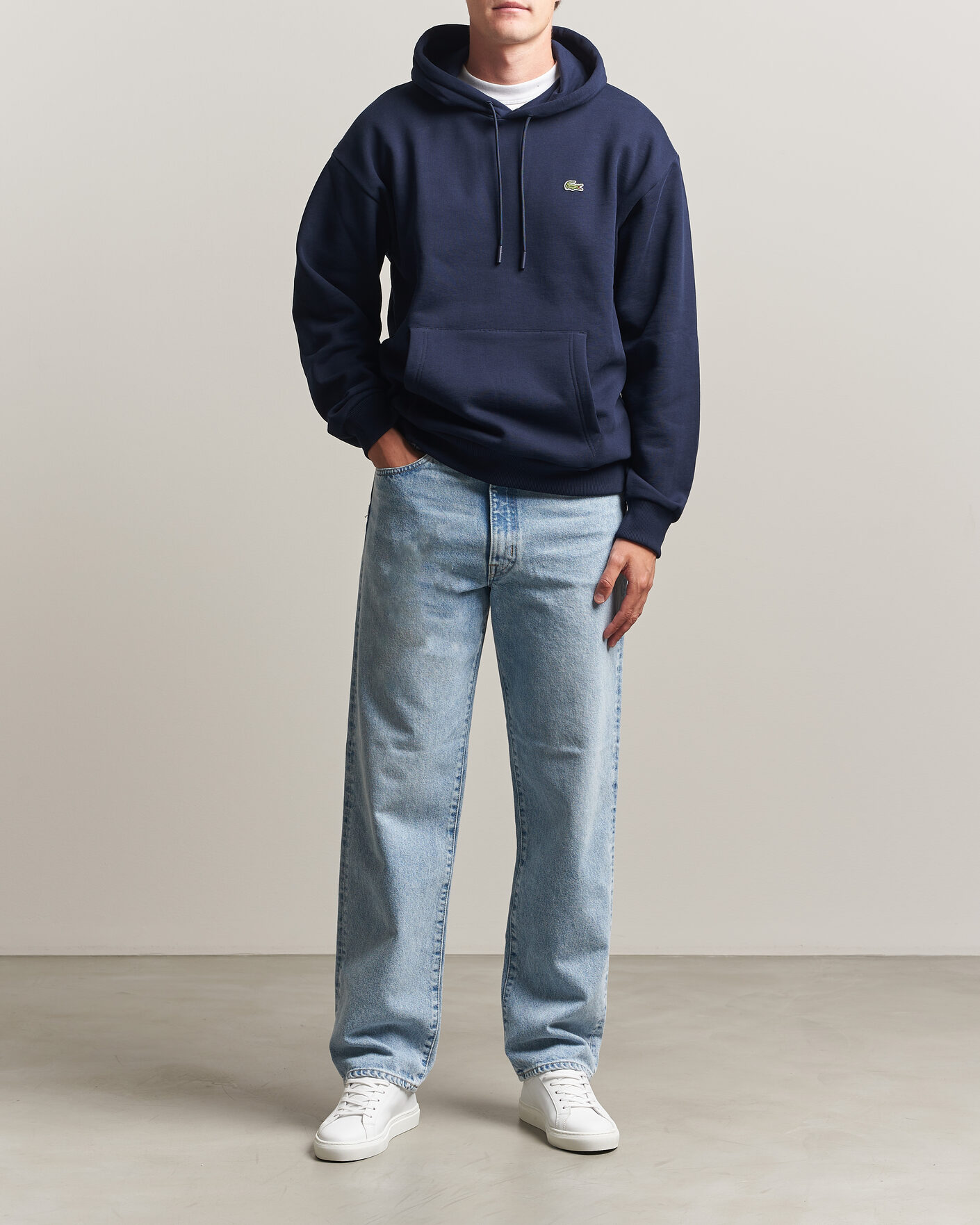 Herre | Trøjer | Lacoste | Hoodie Navy Blue
