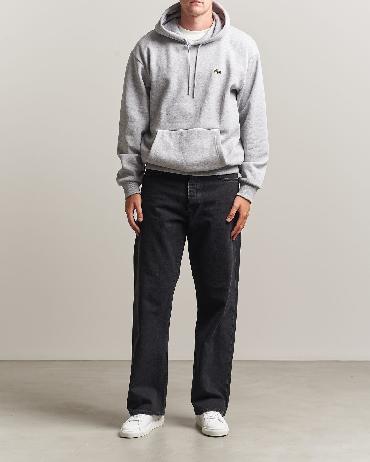 Herre | Trøjer | Lacoste | Hoodie Silver Chine