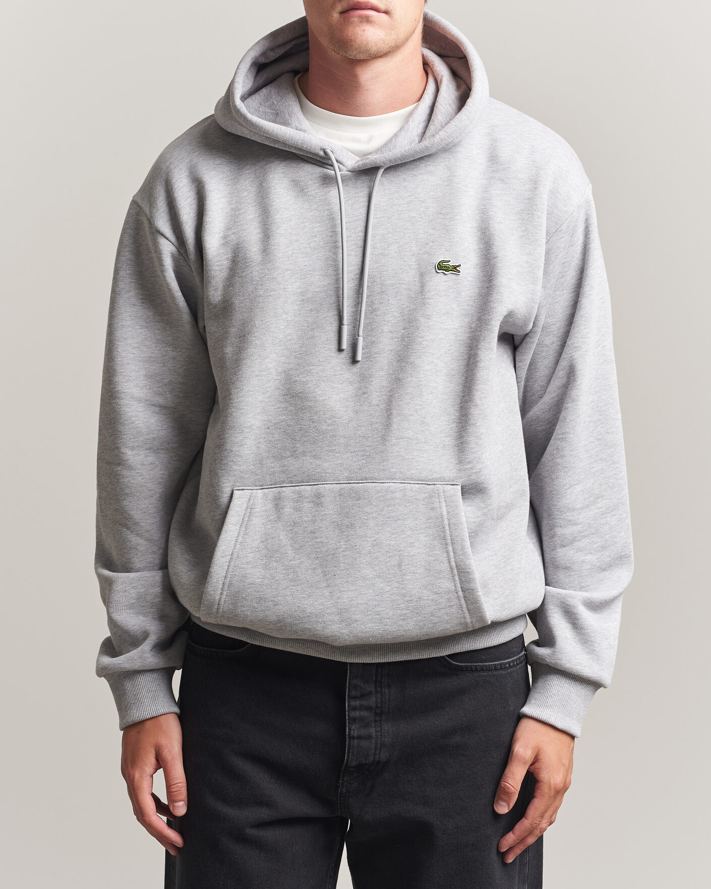 Herre | Trøjer | Lacoste | Hoodie Silver Chine
