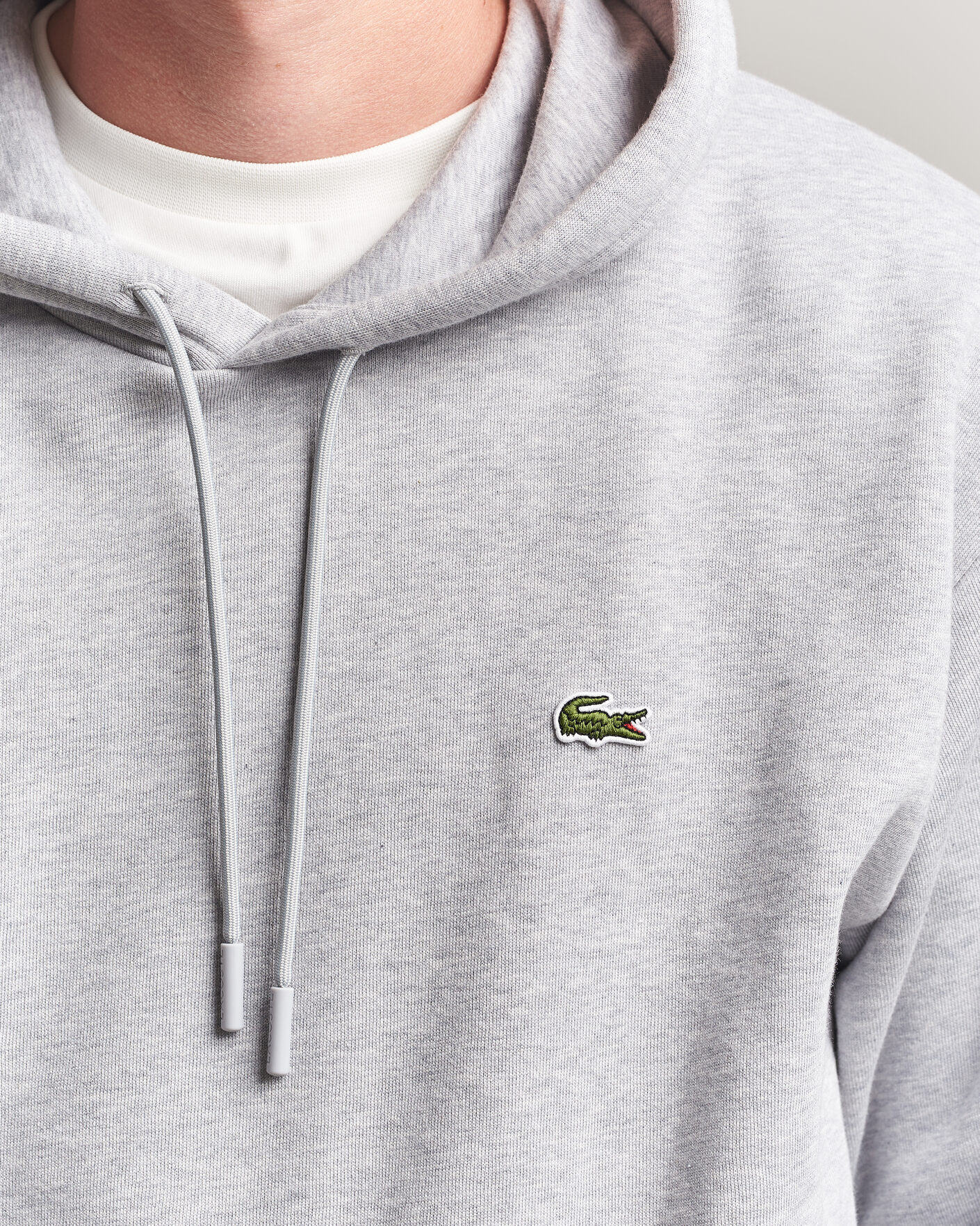 Herre | Trøjer | Lacoste | Hoodie Silver Chine