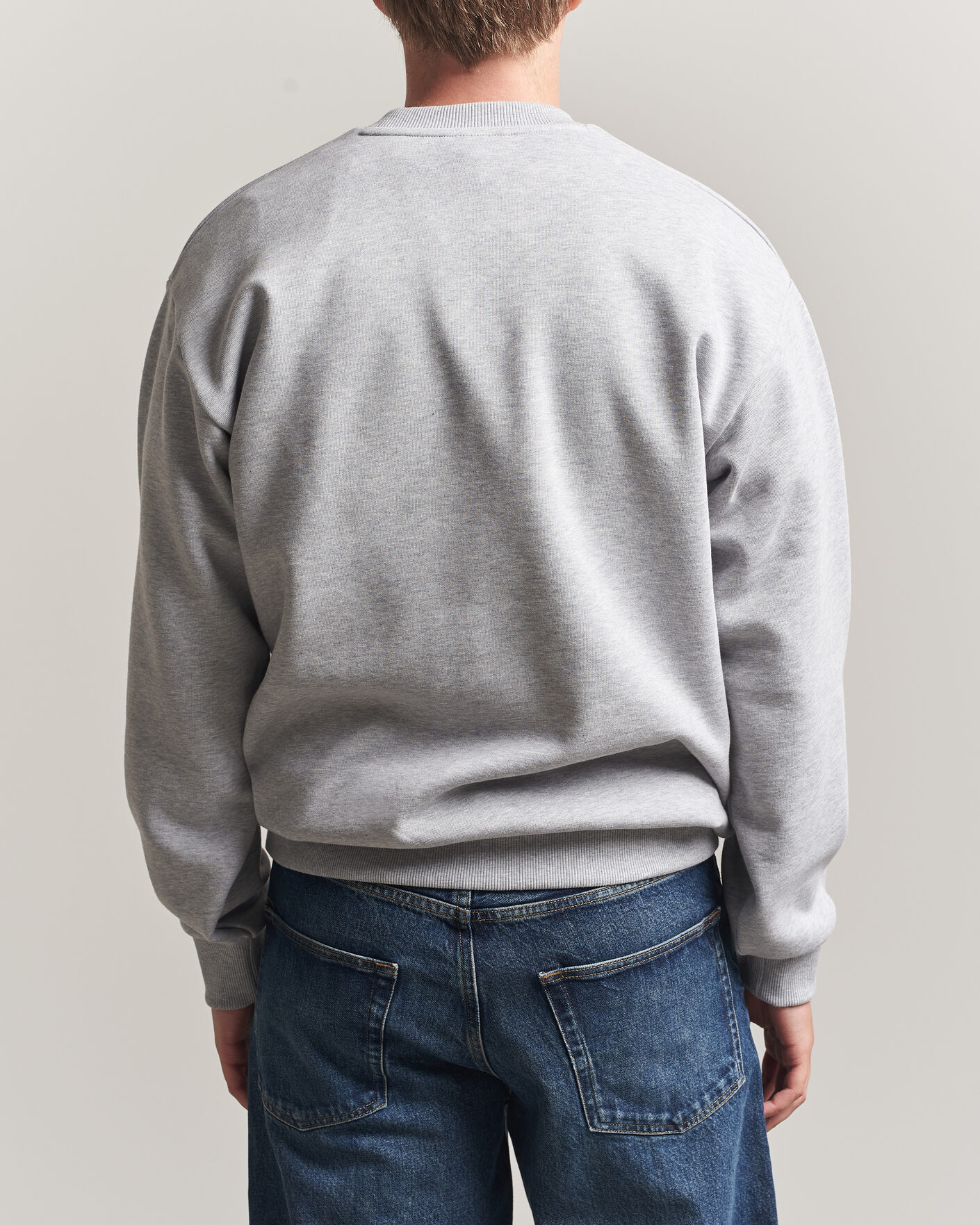 Herre | Trøjer | Lacoste | Crew Neck Sweatshirt Silver Chine