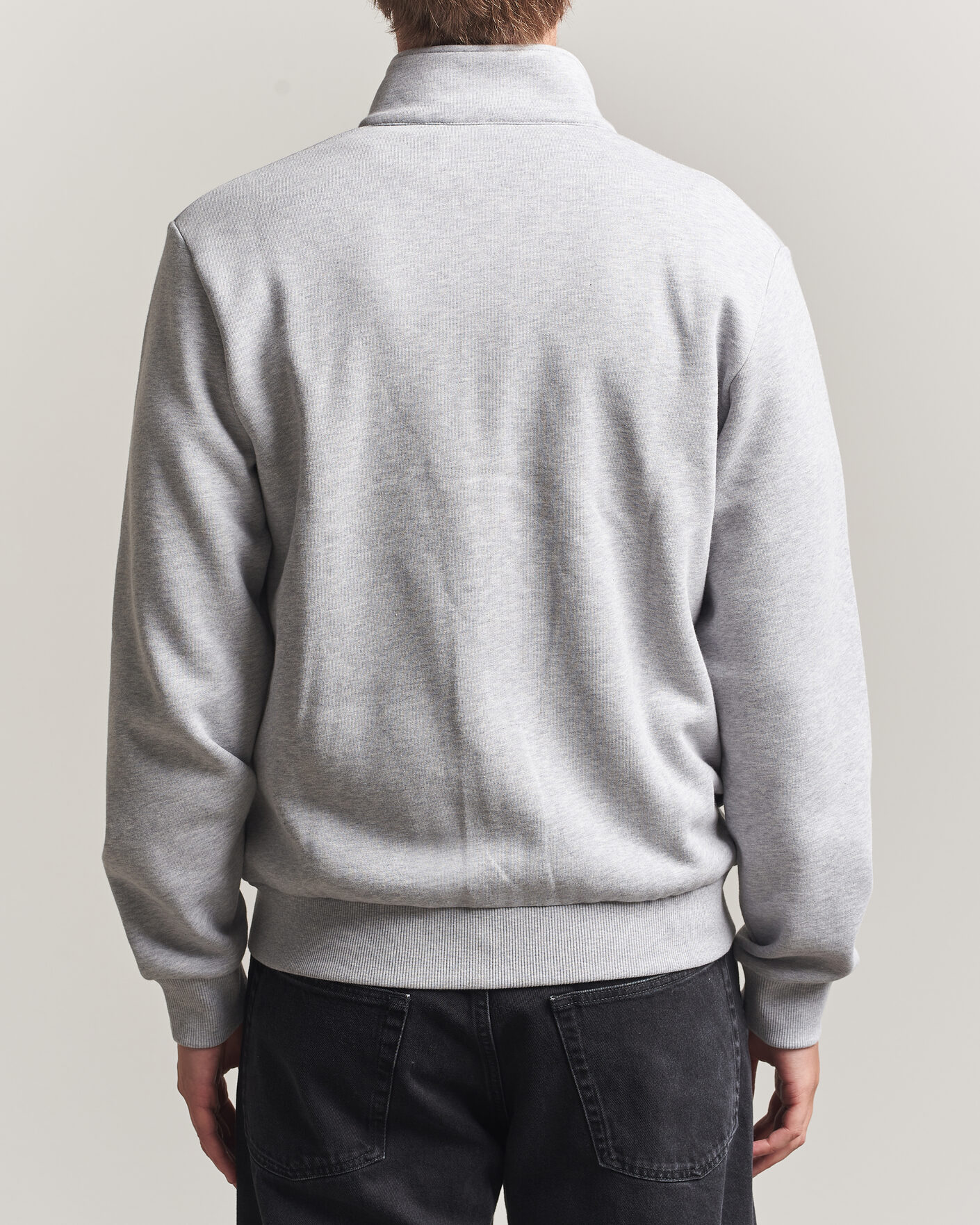 Herre | Trøjer | Lacoste | Full Zip Sweater Silver Chine