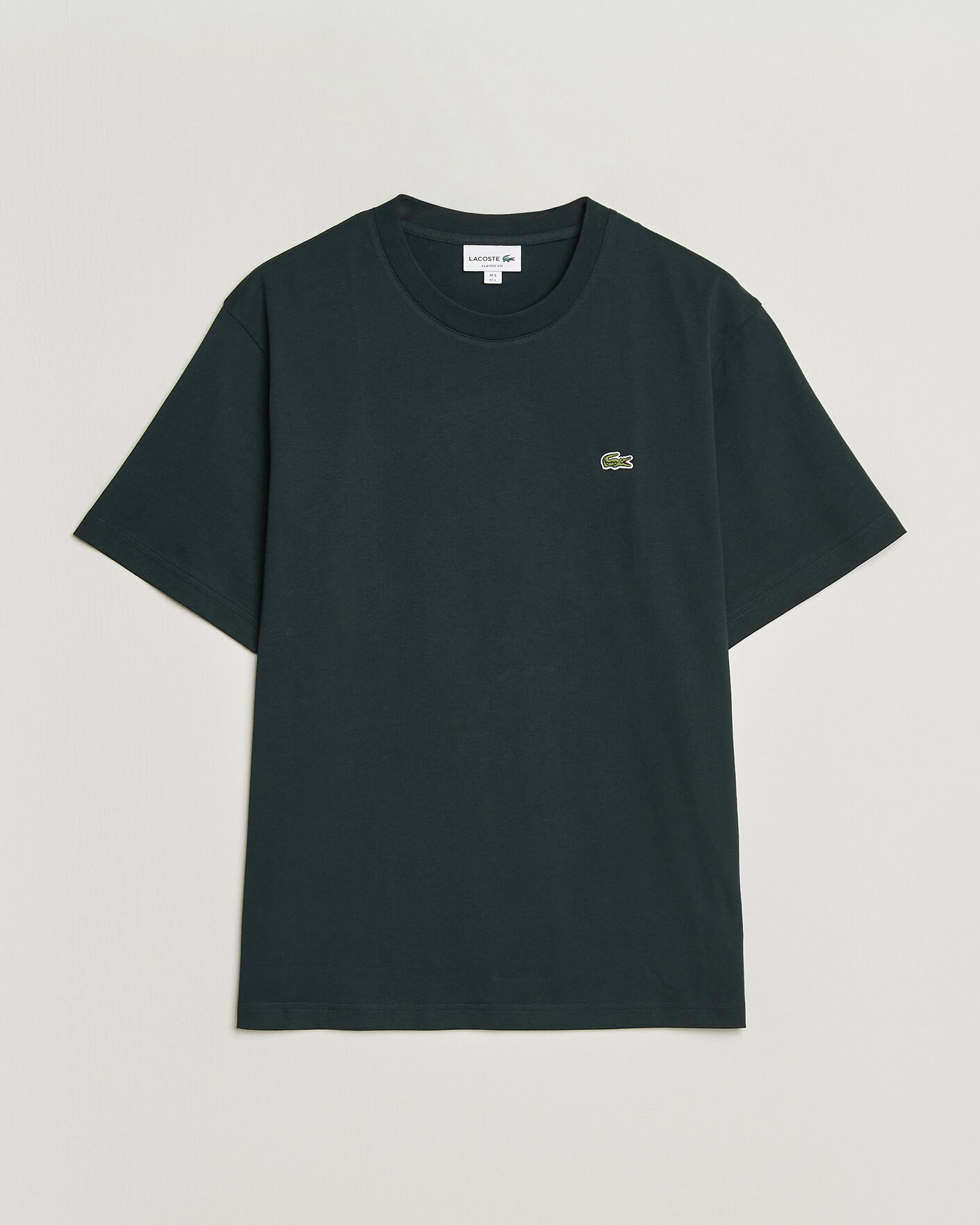Herre | T-Shirts | Lacoste | Crew Neck T-Shirt Dark Varech
