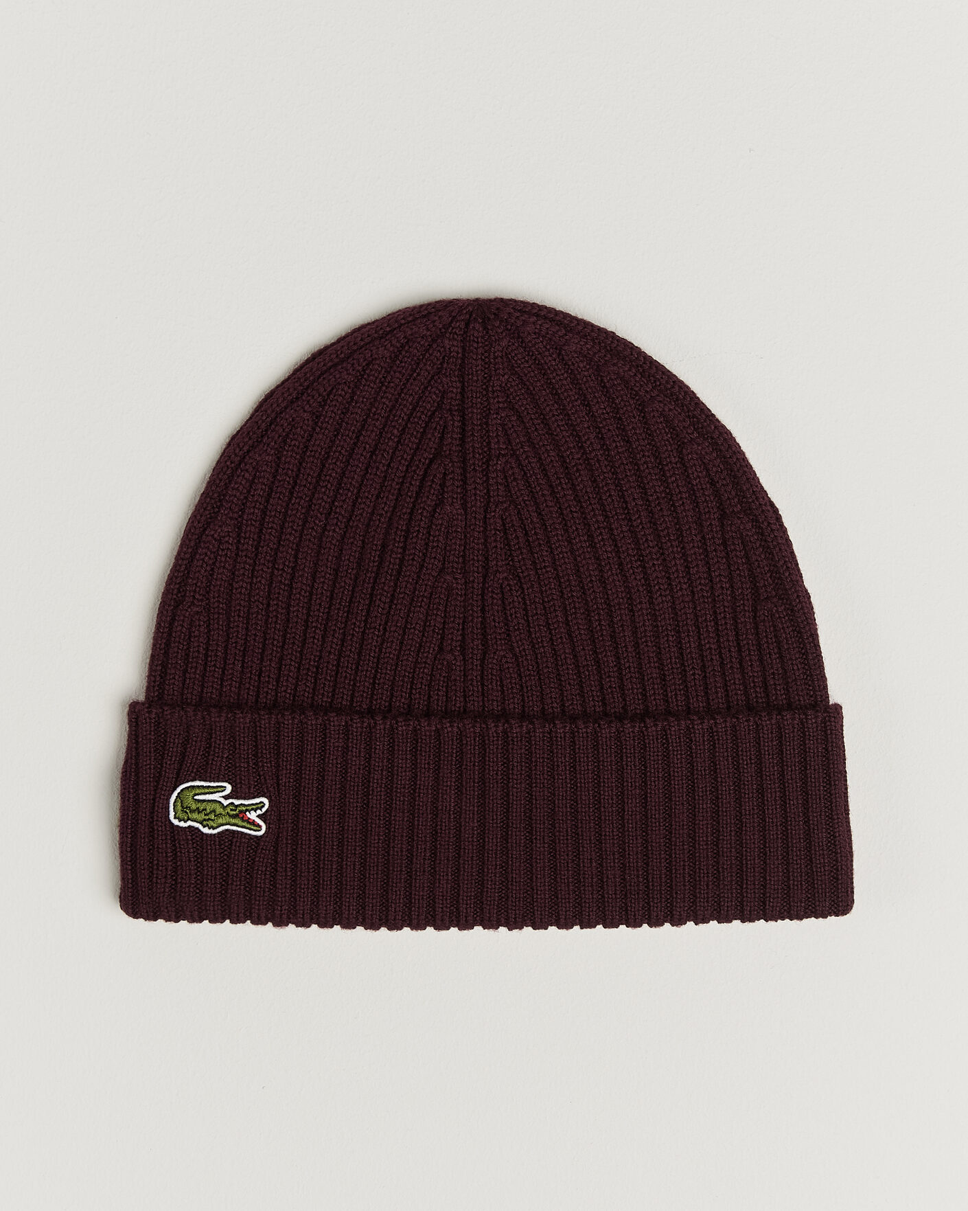Herre | Huer | Lacoste | Wool Knitted Beanie Oxalis
