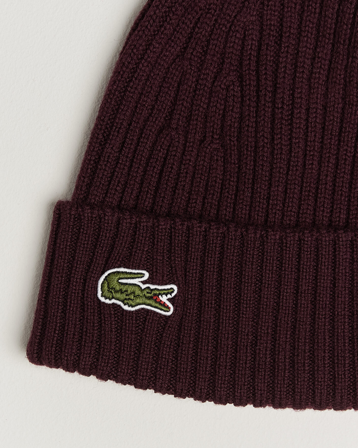 Herre | Huer | Lacoste | Wool Knitted Beanie Oxalis