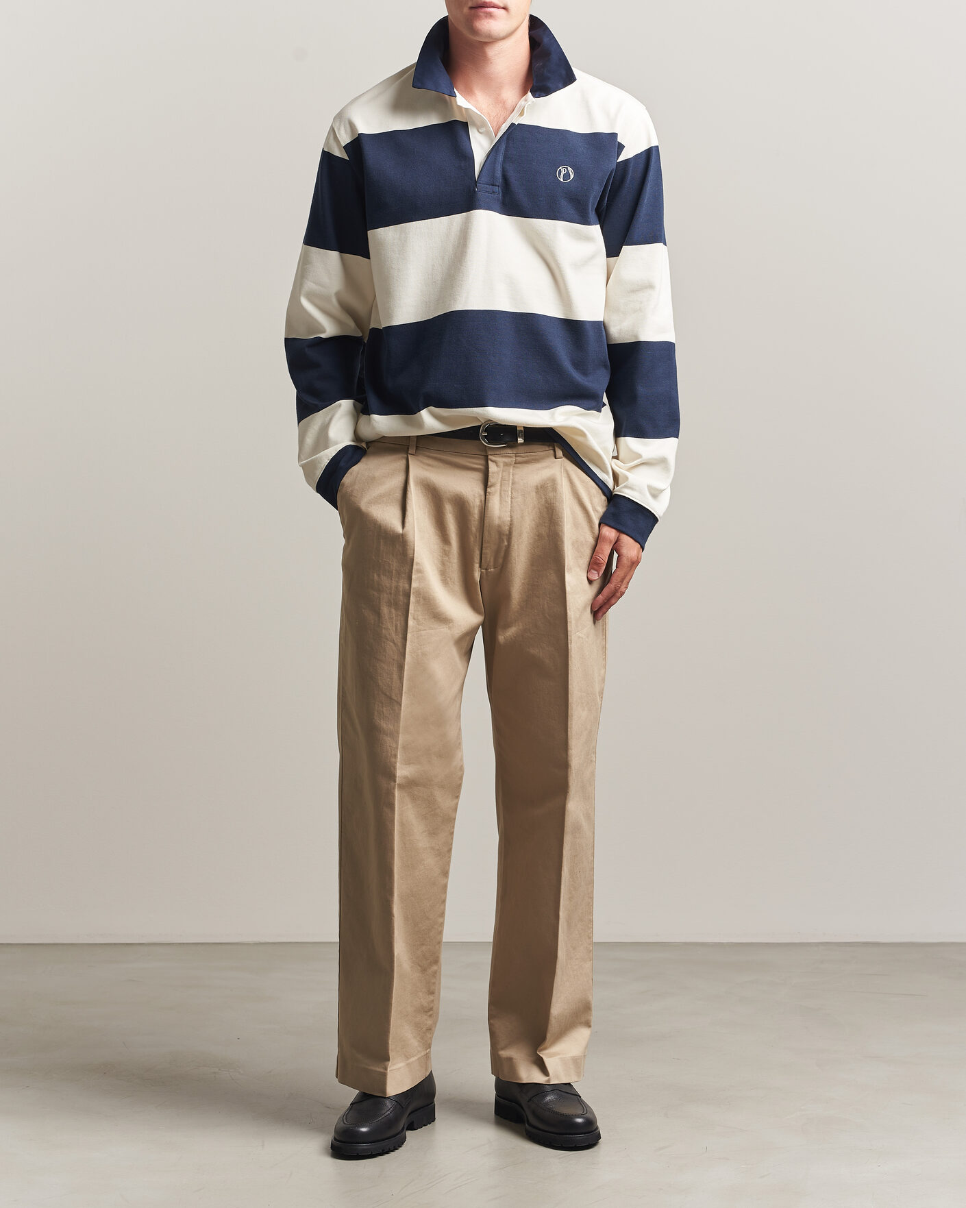 Herre | Trøjer | Palmes | Ball Rugby Shirt Navy Stripe