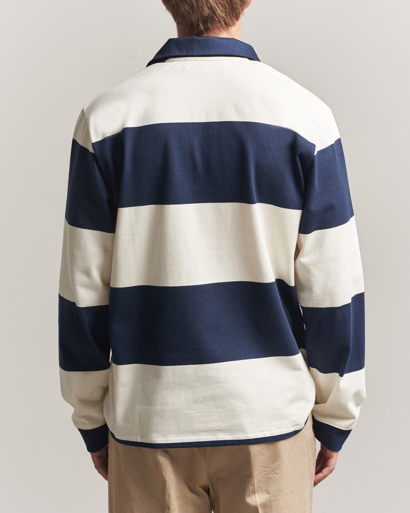 Herre | Trøjer | Palmes | Ball Rugby Shirt Navy Stripe