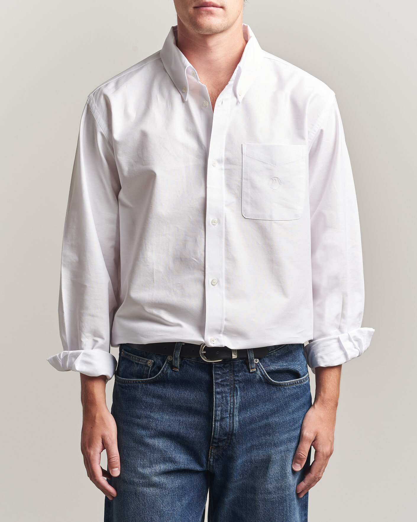 Herre | Skjorter | Palmes | Deuce Oxford Shirt White