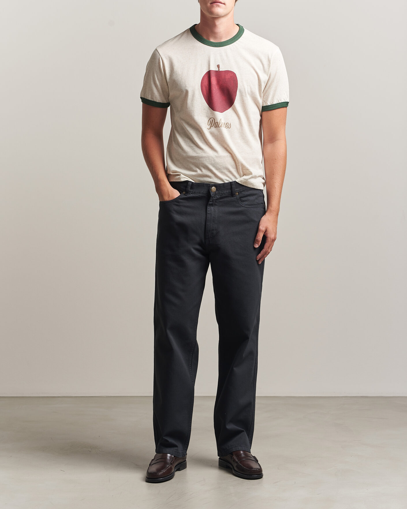 Herre | Bukser | Palmes | Coarse Trousers Black