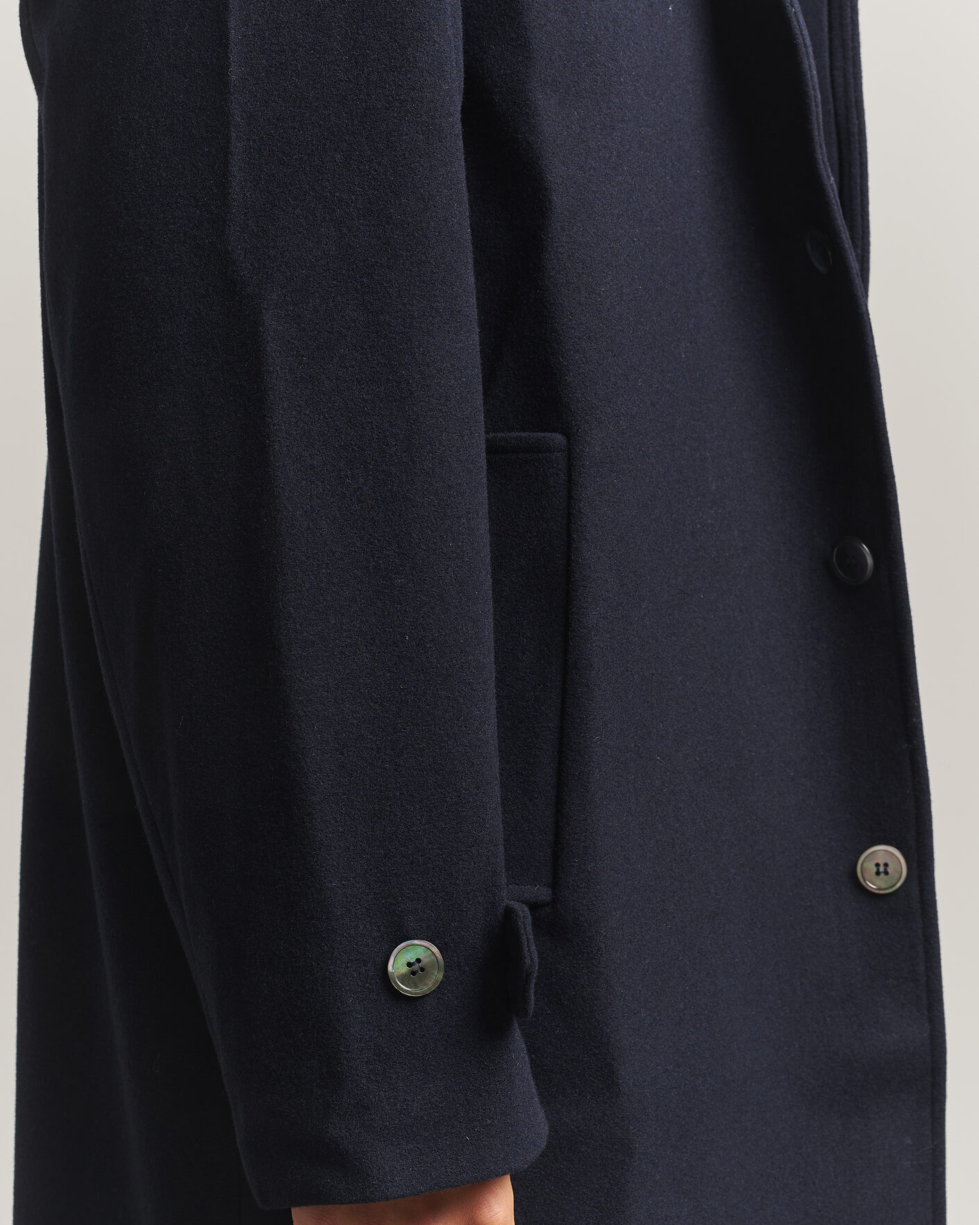 Herre | Jakker | Palmes | Cedric Wool Coat Navy
