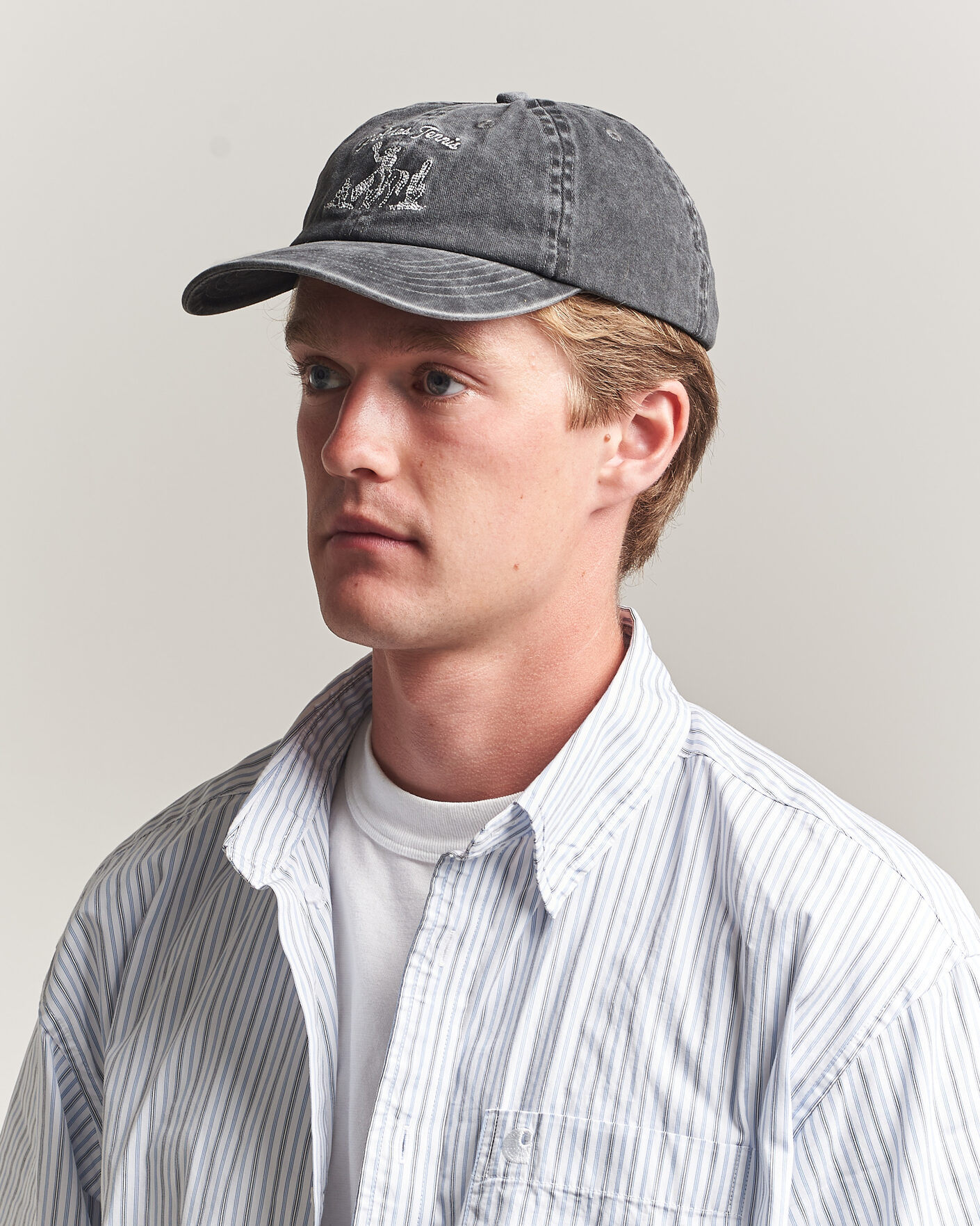 Herre | Hatte & kasketter | Palmes | Western 6-Panel Cap Charcoal