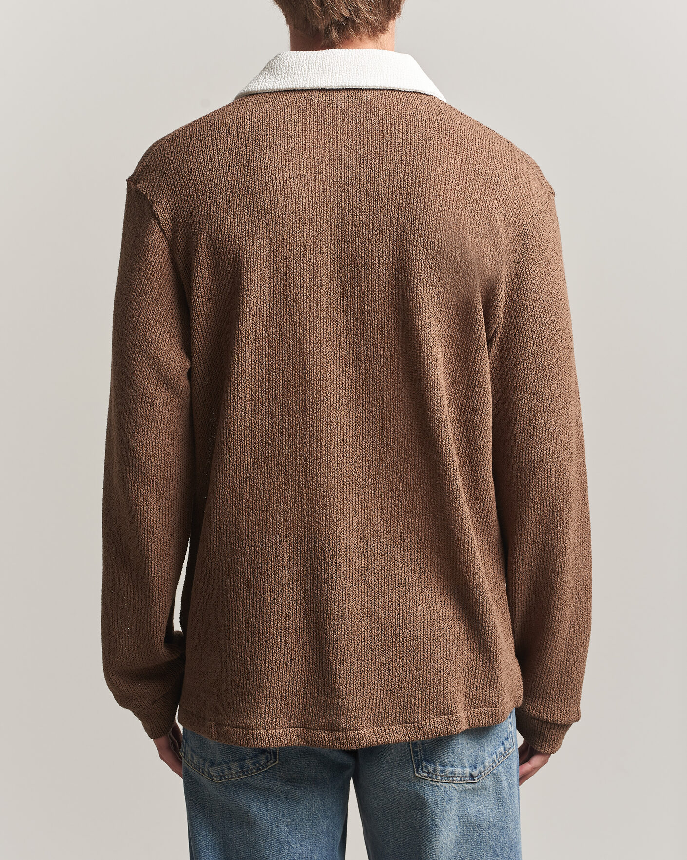 Herre | Trøjer | Palmes | Knitted Rugby Brown